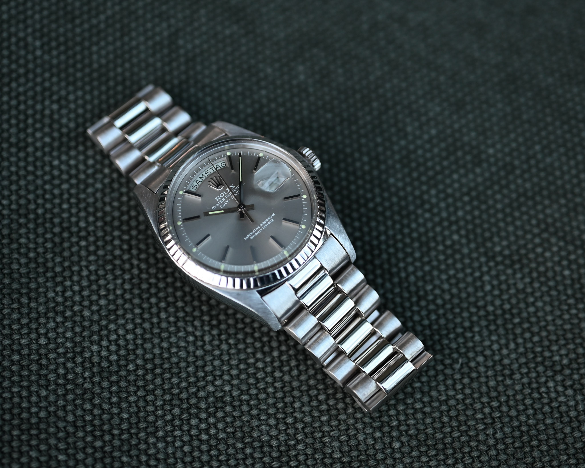 Rolex Day-Date 1803 Weißgold – „Ghost“ Zifferblatt – 1975 – Traumzustand – Sehr gutes Band – Bild 17