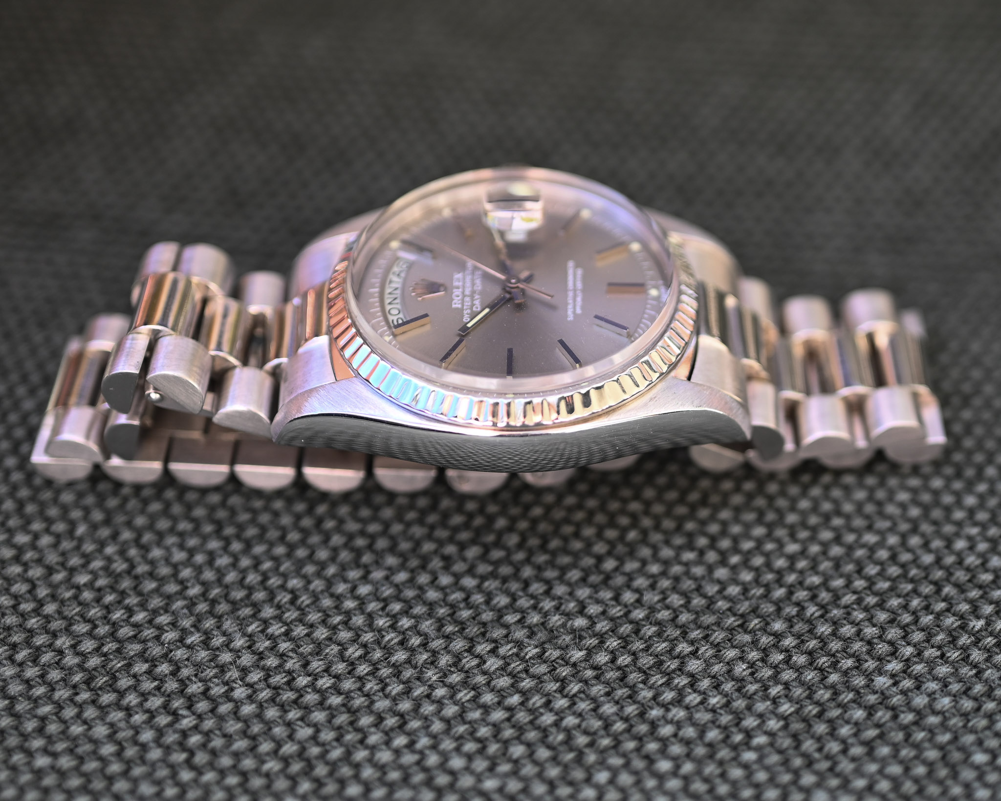 Rolex Day-Date 1803 Weißgold – „Ghost“ Zifferblatt – 1975 – Traumzustand – Sehr gutes Band – Bild 22