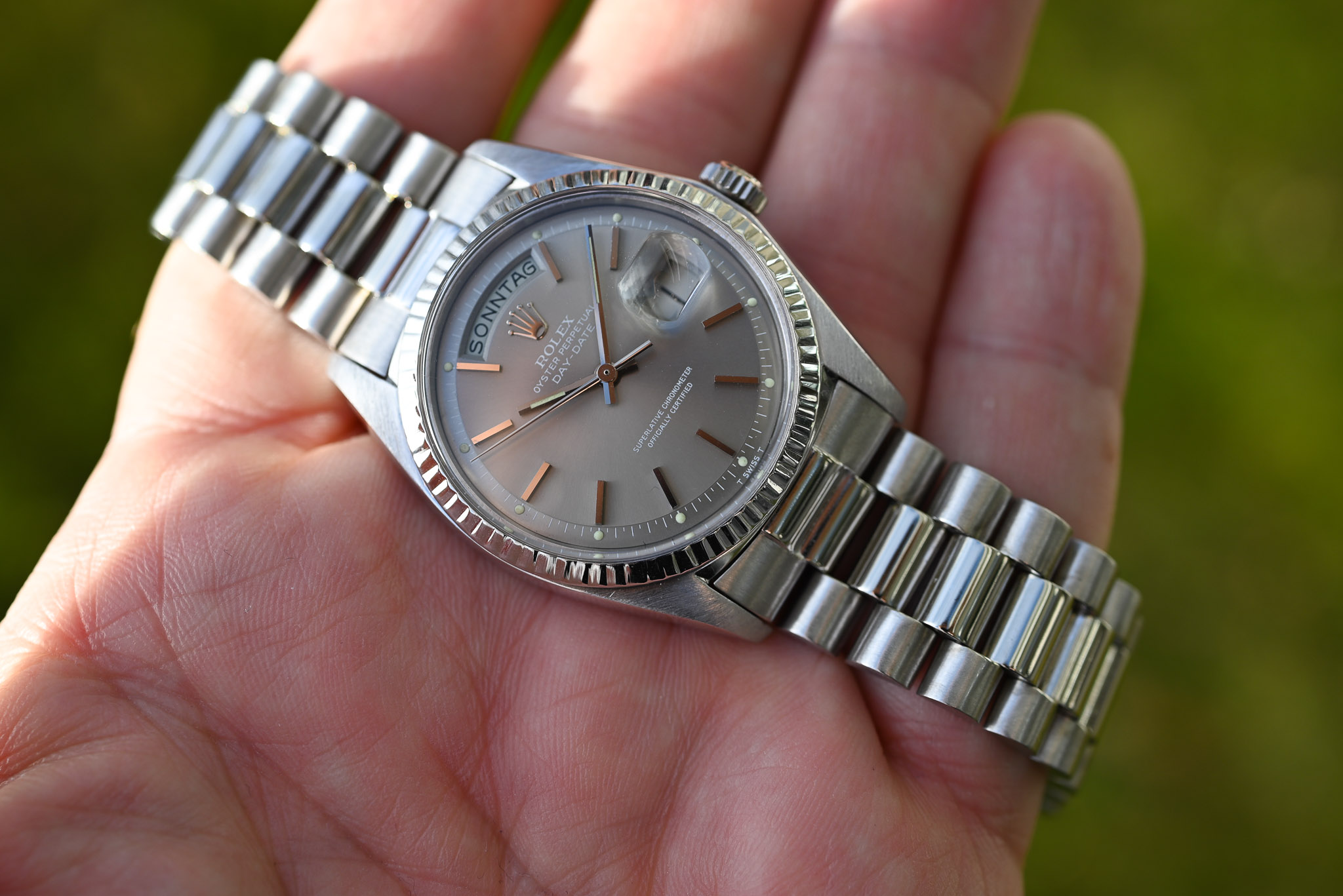 Rolex Day-Date 1803 Weißgold – „Ghost“ Zifferblatt – 1975 – Traumzustand – Sehr gutes Band – Bild 7