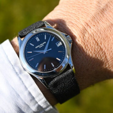 Patek Philippe Calatrava 5107P – Fullset | Frisch revisioniert | Seltene Platin-Ausführung