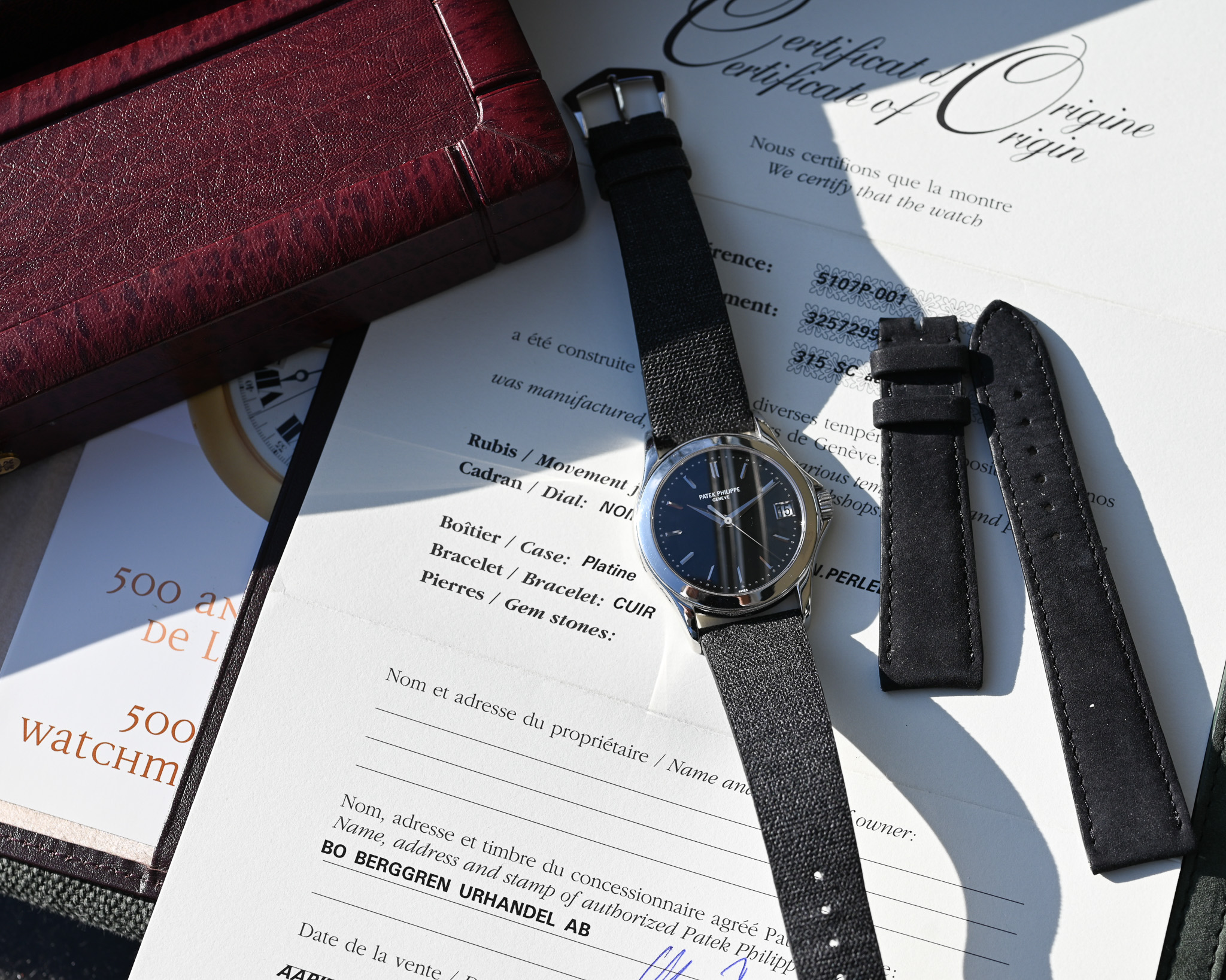 Patek Philippe Calatrava 5107P – Fullset | Frisch revisioniert | Seltene Platin-Ausführung – Bild 6