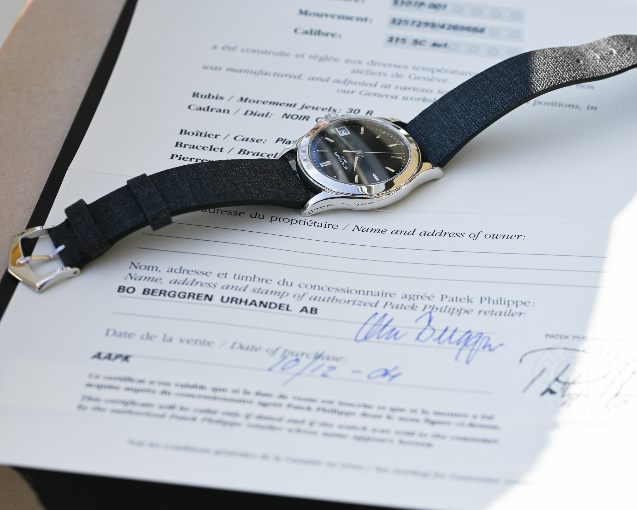 Patek Philippe Calatrava 5107P – Fullset | Frisch revisioniert | Seltene Platin-Ausführung – Bild 9