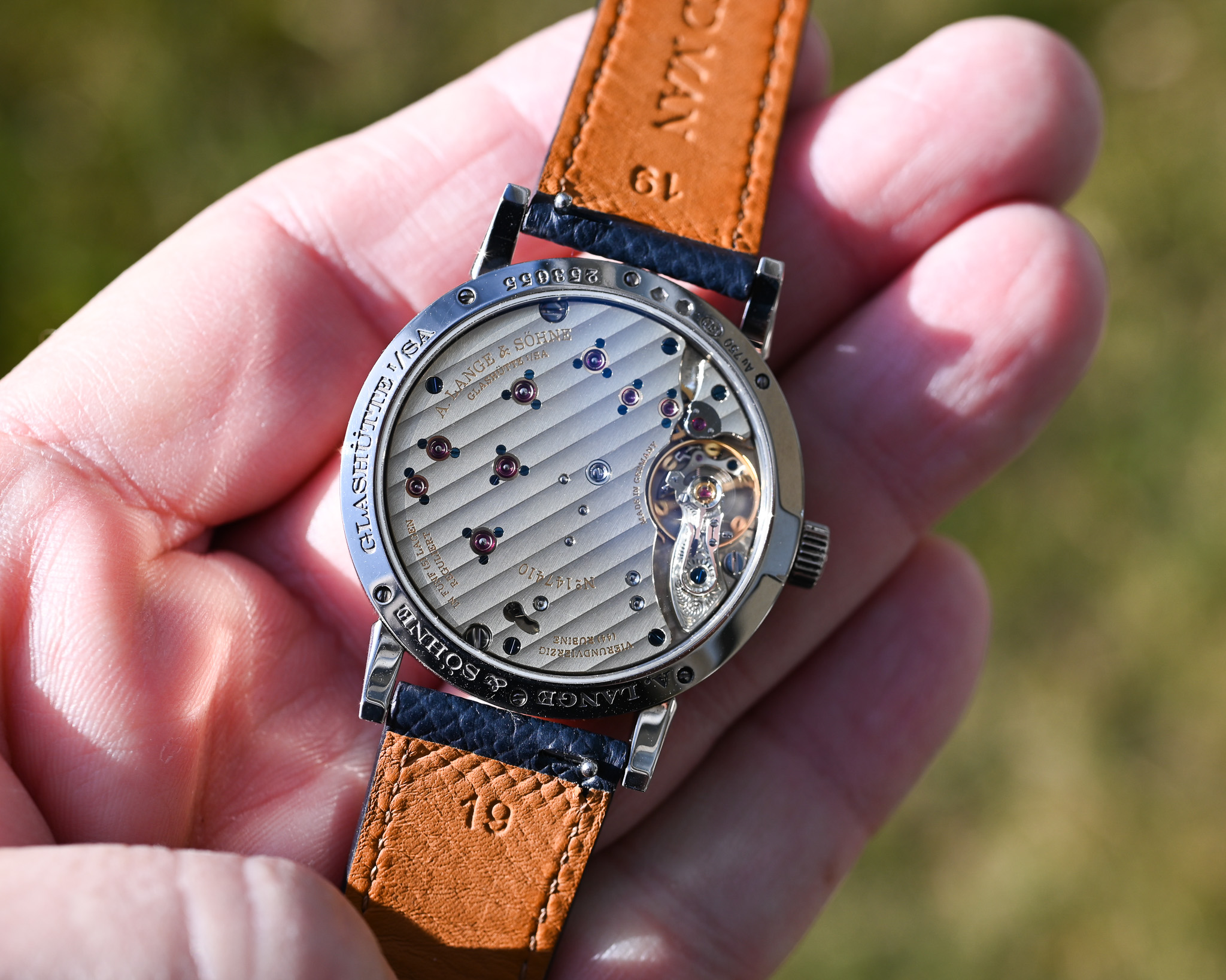 A. Lange & Söhne Kleine Lange 1 Ref. 182.086 – Aventurin-Zifferblatt im Full Set – Bild 10