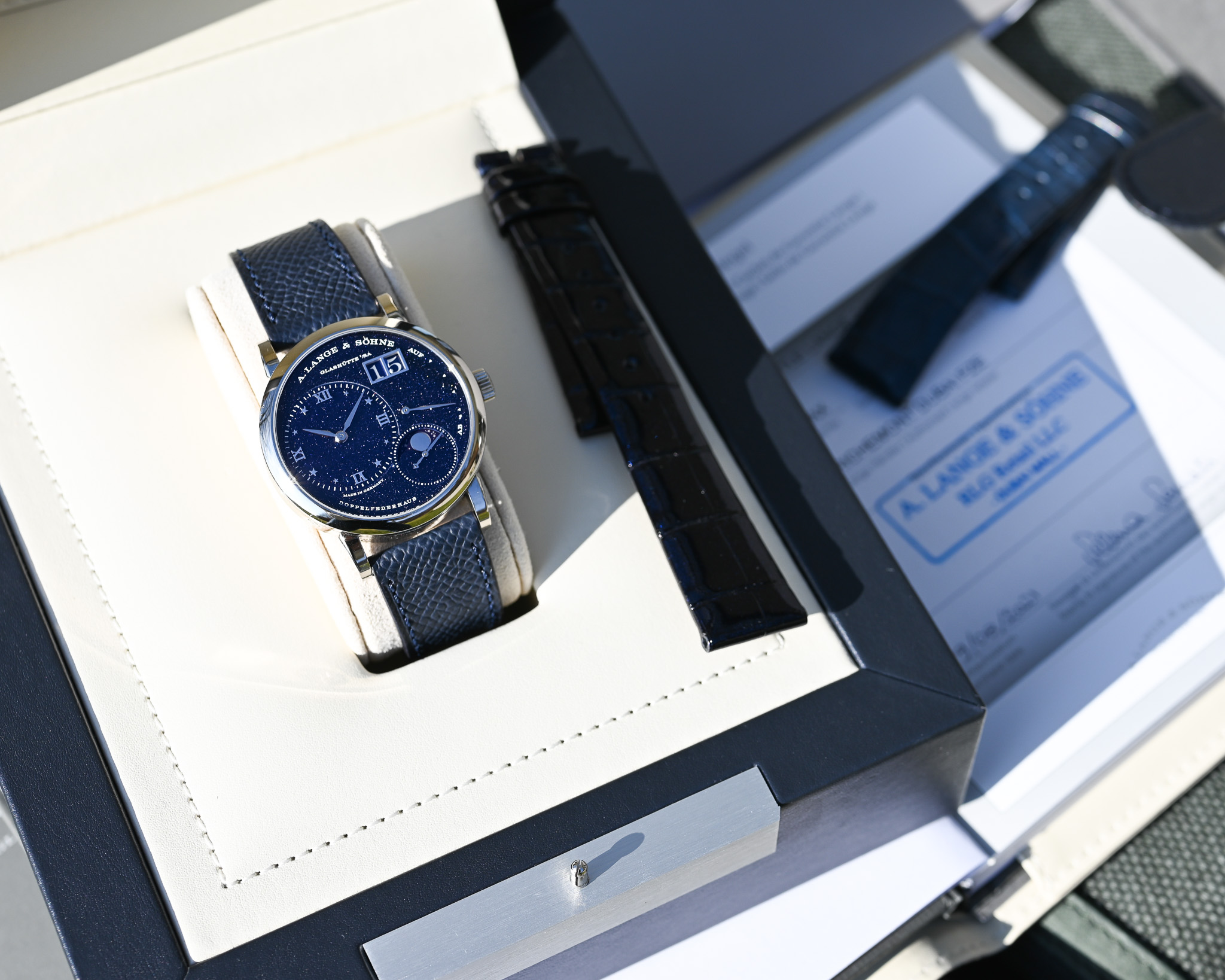 A. Lange & Söhne Kleine Lange 1 Ref. 182.086 – Aventurin-Zifferblatt im Full Set – Bild 2