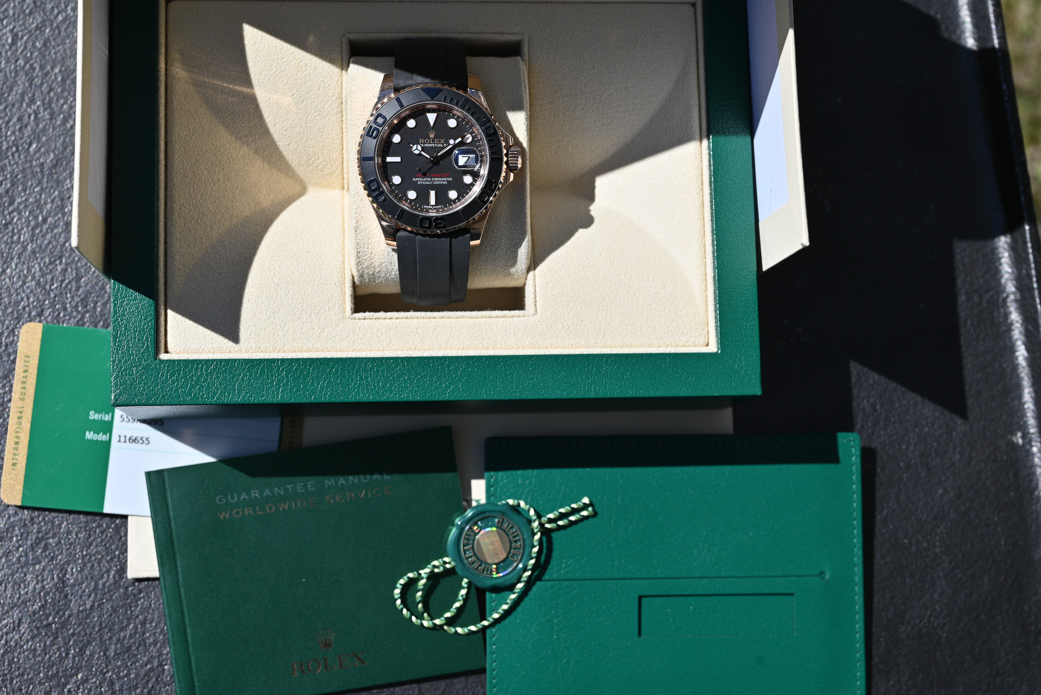 Rolex Yacht-Master 40 Ref. 116655 (2019) – Unpoliert, sehr guter Zustand mit Box & Papieren – Bild 2