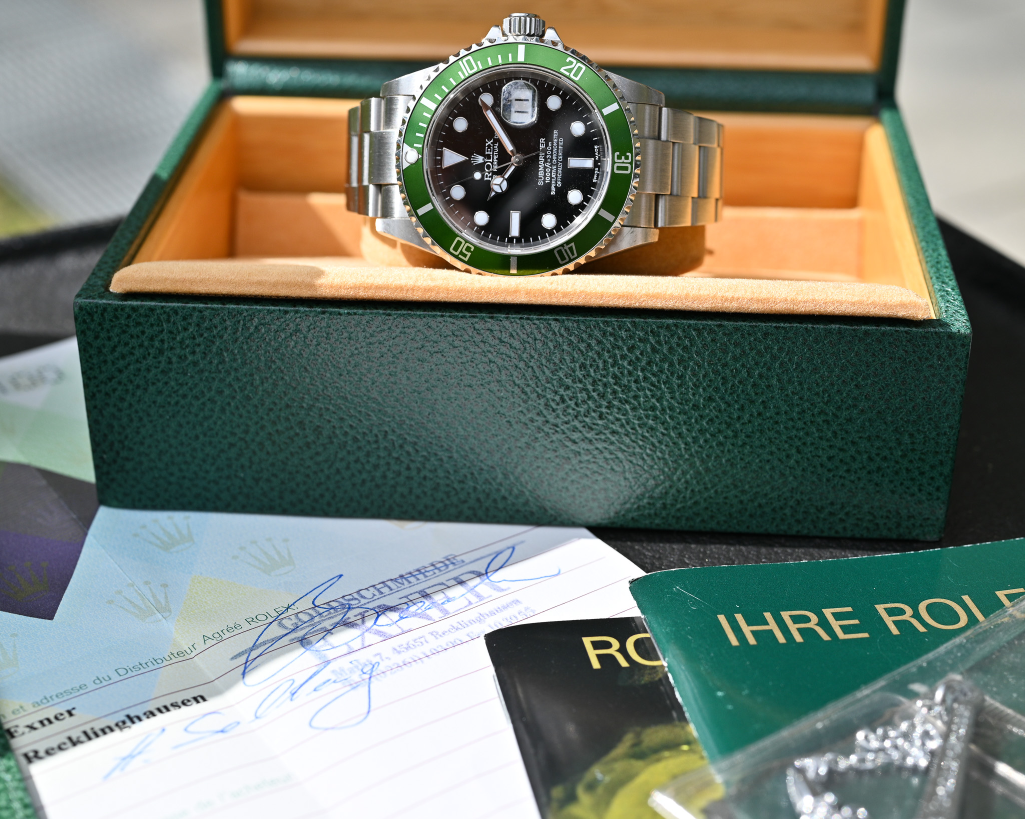 Rolex Submariner Date „Kermit“ Ref. 16610LV – Y-Serie (2003) – Unpoliert – Full Set – Bild 5