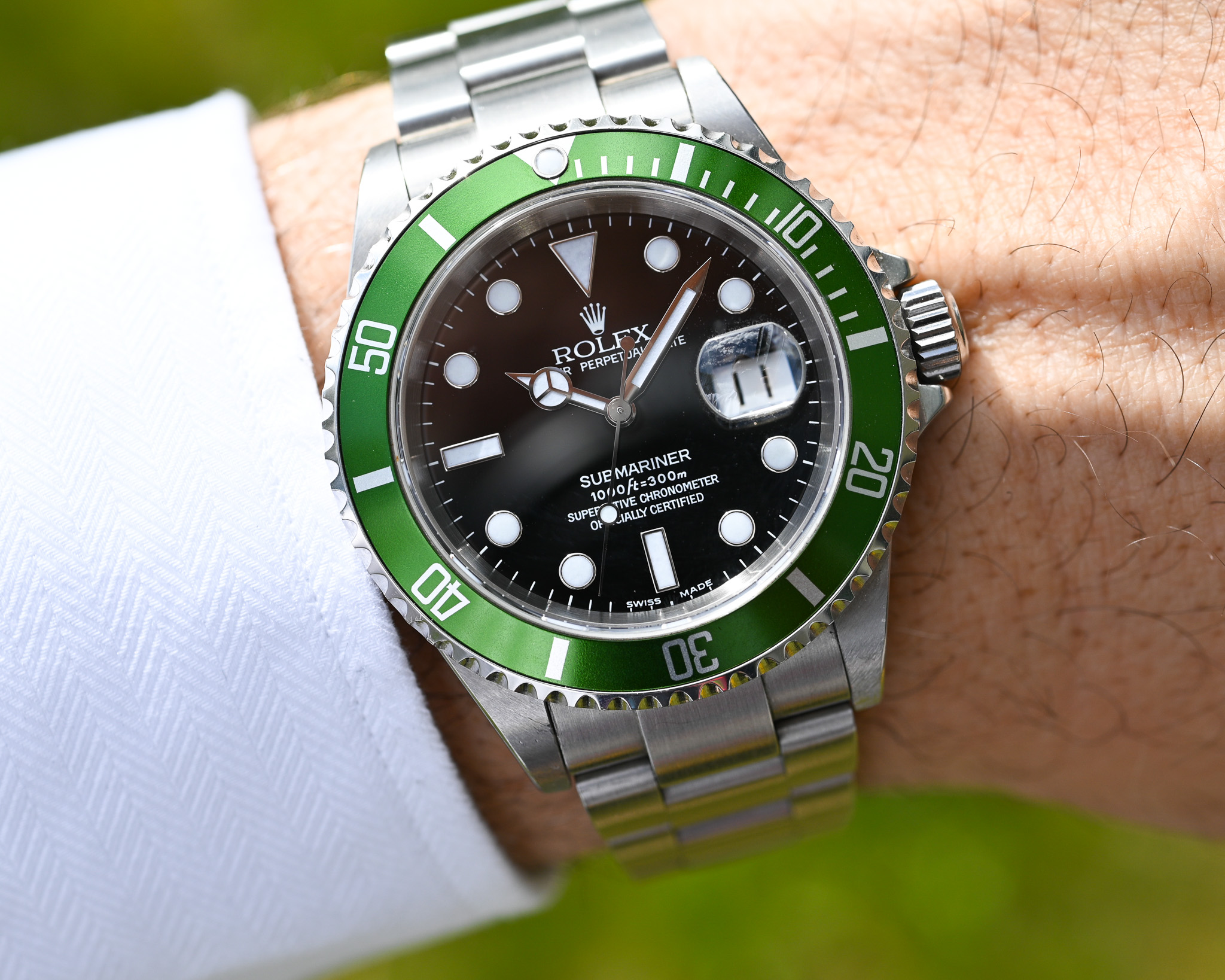 Rolex Submariner Date „Kermit“ Ref. 16610LV – Y-Serie (2003) – Unpoliert – Full Set – Bild 6