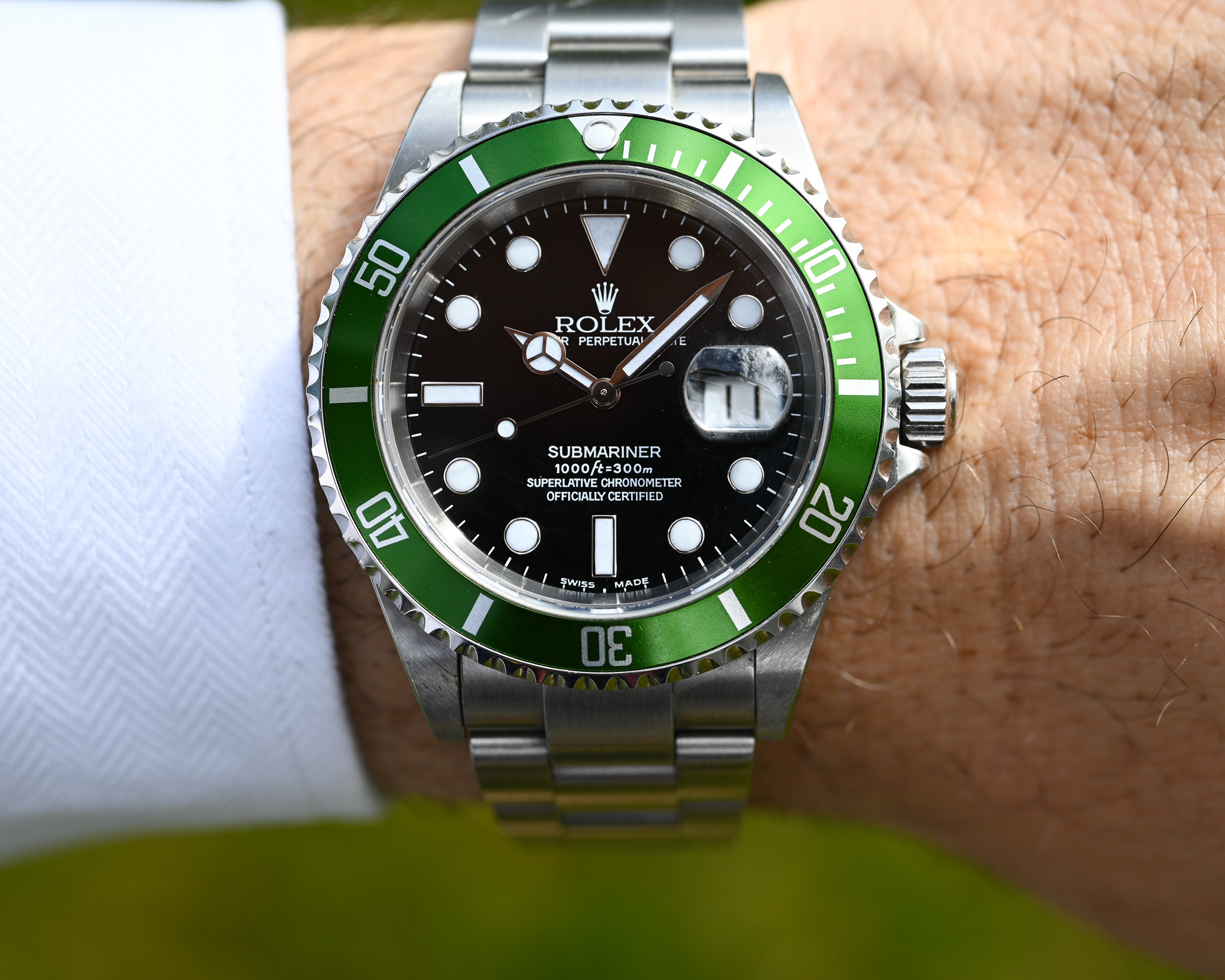 Rolex Submariner Date „Kermit“ Ref. 16610LV – Y-Serie (2003) – Unpoliert – Full Set – Bild 7