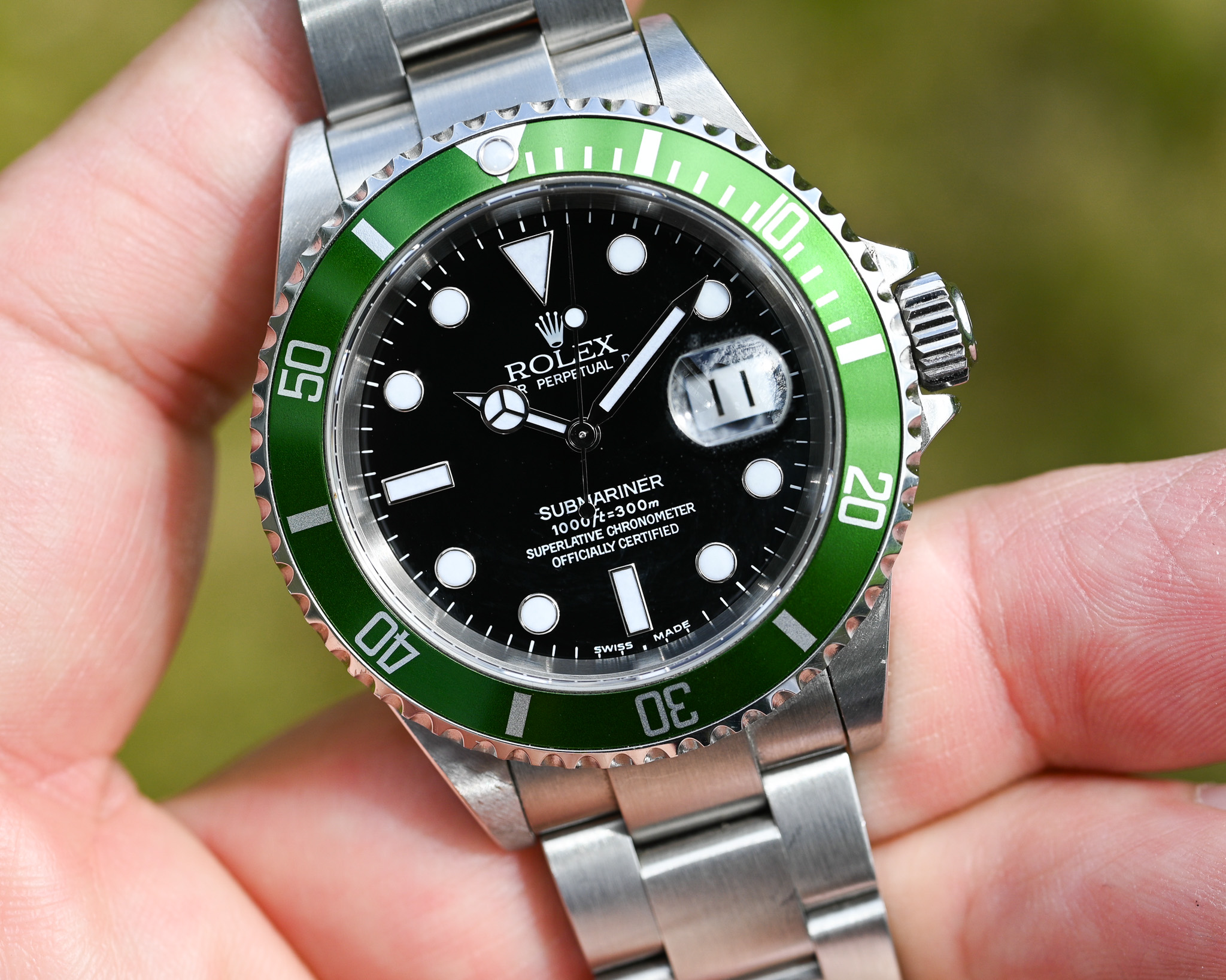 Rolex Submariner Date „Kermit“ Ref. 16610LV – Y-Serie (2003) – Unpoliert – Full Set – Bild 8