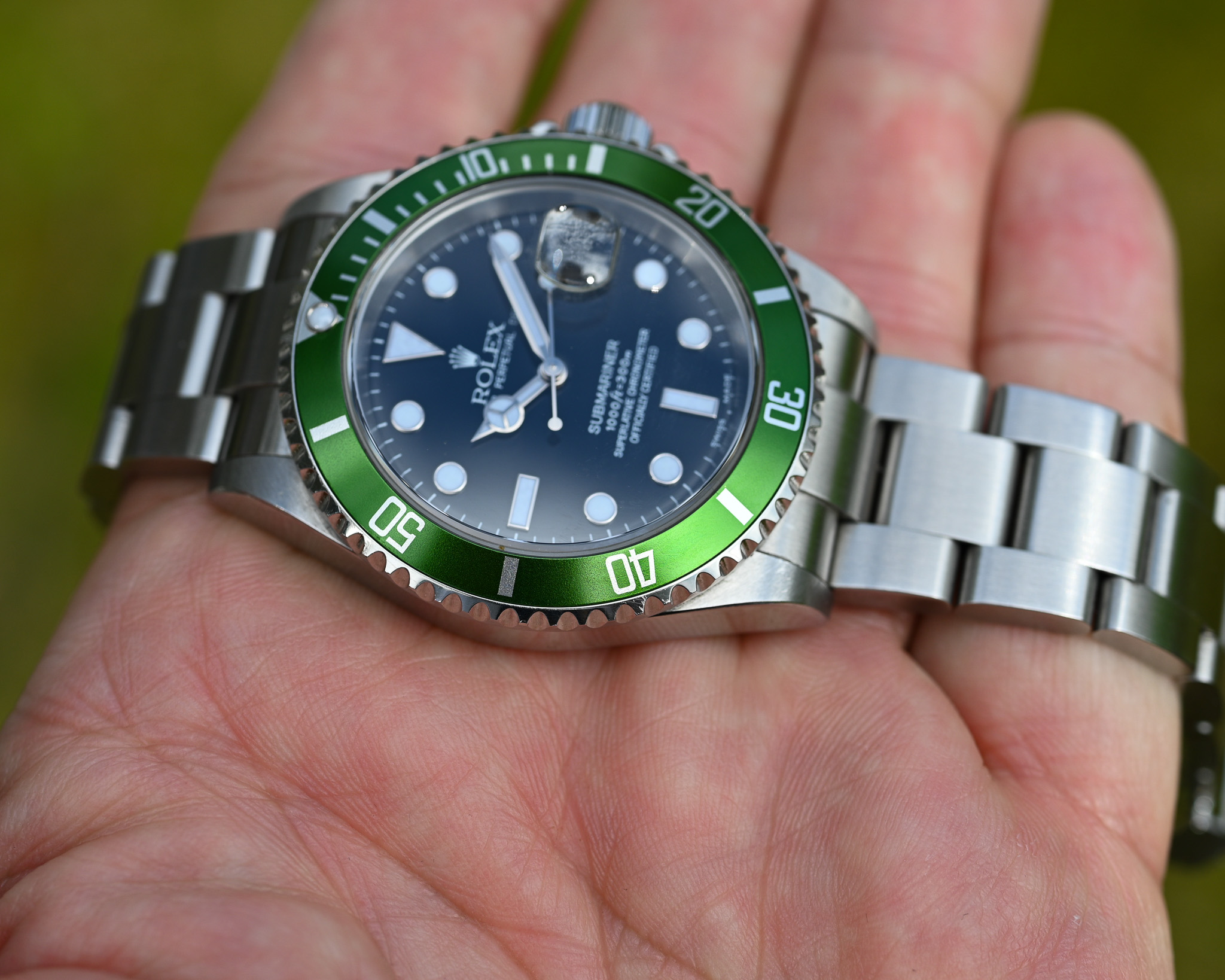 Rolex Submariner Date „Kermit“ Ref. 16610LV – Y-Serie (2003) – Unpoliert – Full Set – Bild 9
