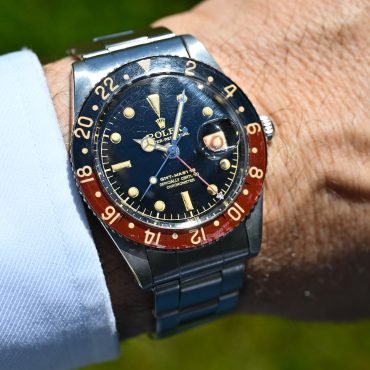 Rolex GMT-Master 6542 (1958) – Absolute Rarität als Full Set mit Original- Radium Bakelit-Lünette