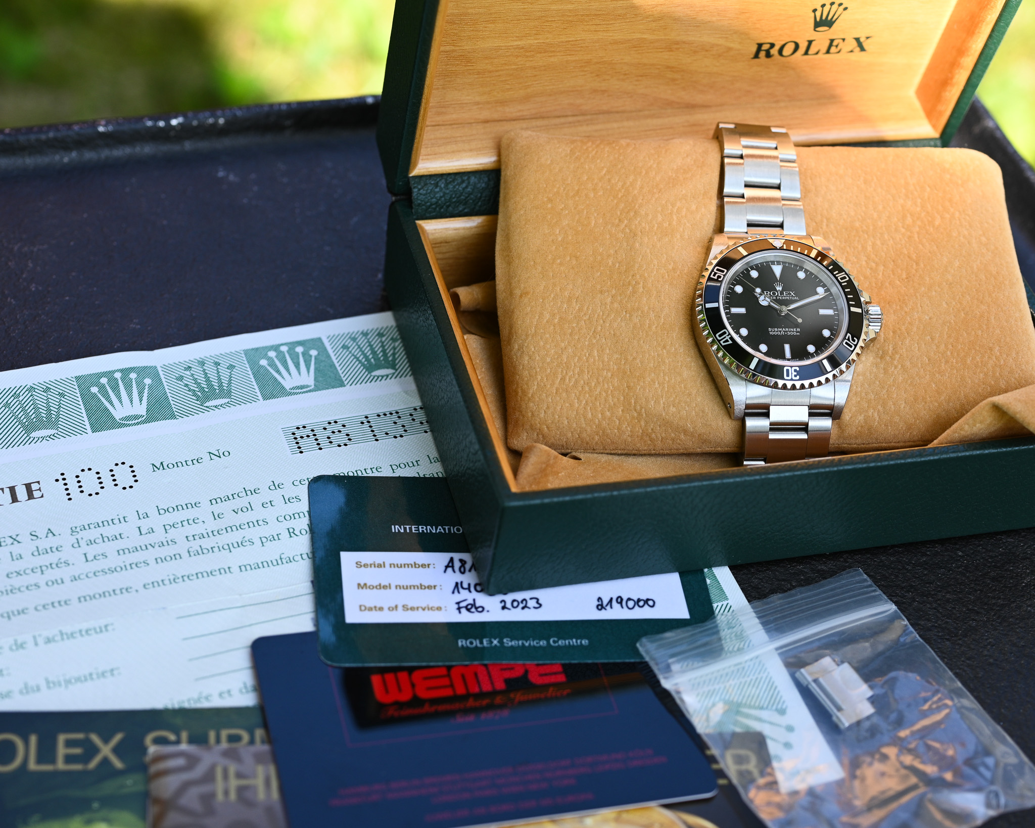 Rolex Submariner 14060 (2001) – Fullset | Top Zustand | Rolex Revision 02/2023 – Bild 2