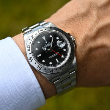 Rolex Explorer II – Ref. 16570 | Baujahr 2001 | Schwarzes Blatt | Full Set