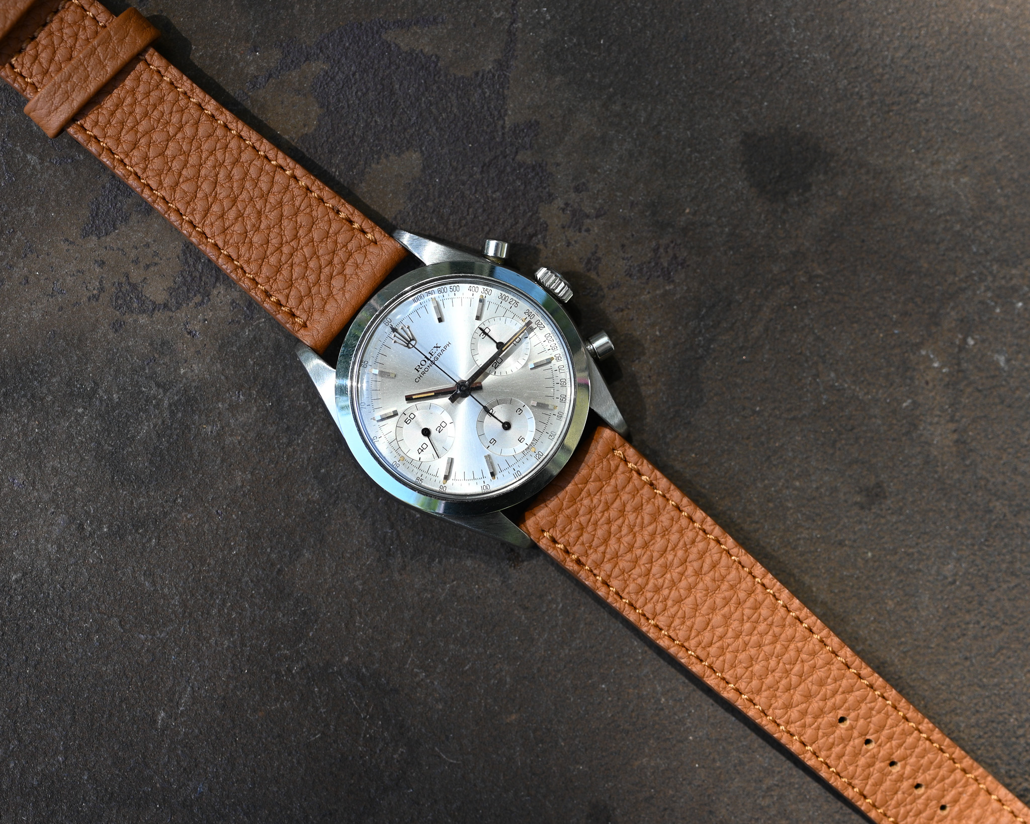 Rolex Chronograph „Pre-Daytona“ – Ref. 6238 | Baujahr 1965 | Silbernes Blatt – Bild 10
