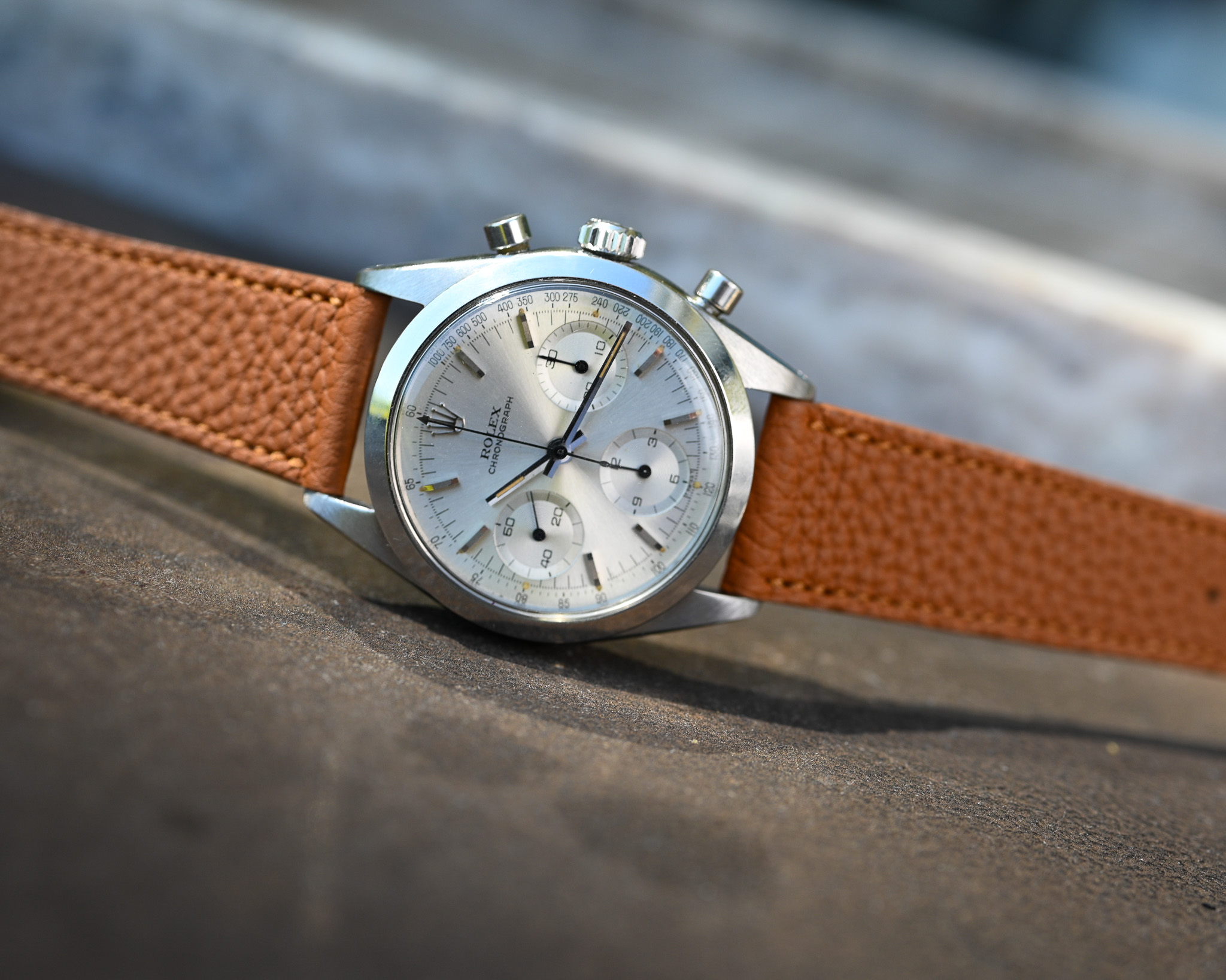 Rolex Chronograph „Pre-Daytona“ – Ref. 6238 | Baujahr 1965 | Silbernes Blatt – Bild 12