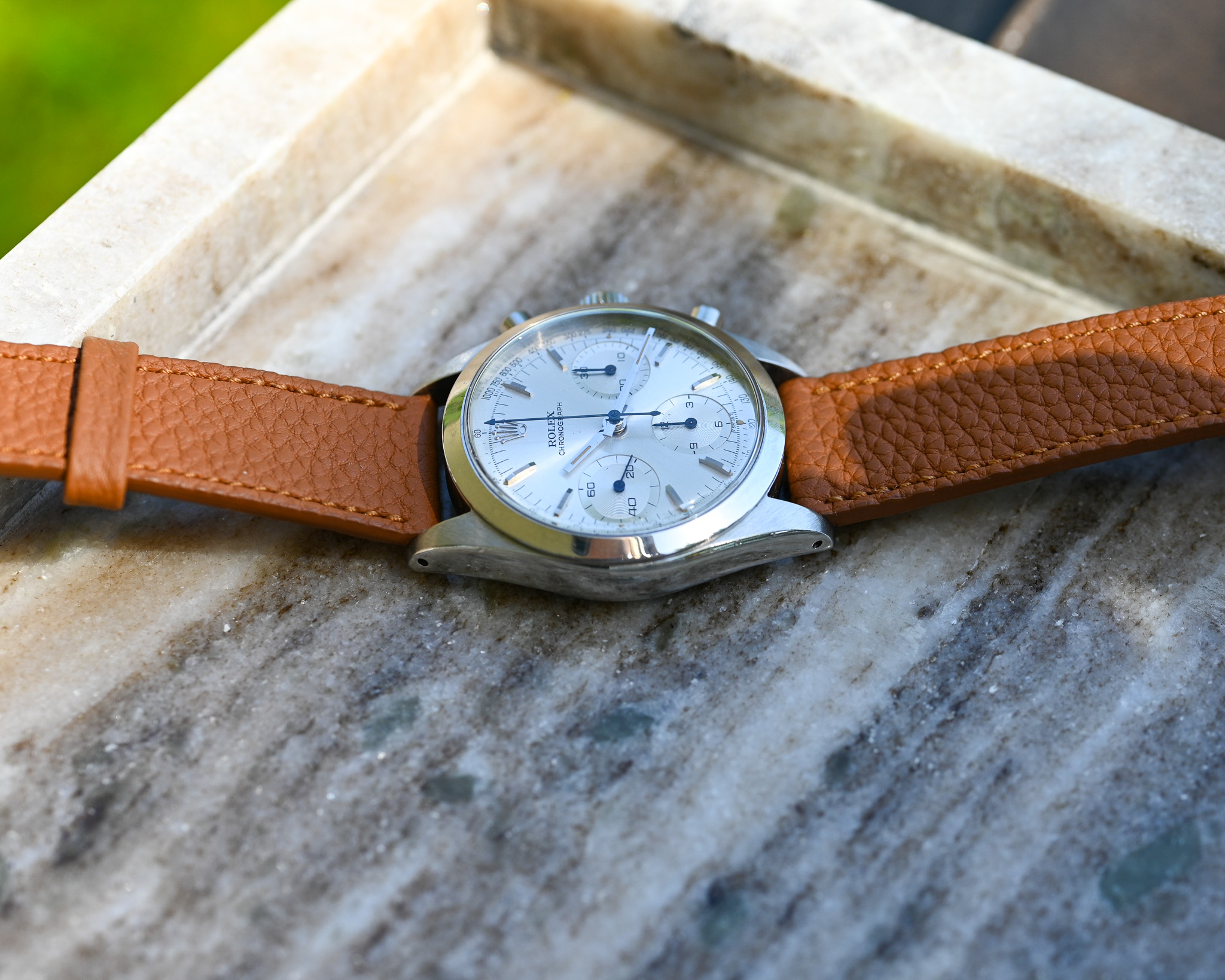 Rolex Chronograph „Pre-Daytona“ – Ref. 6238 | Baujahr 1965 | Silbernes Blatt – Bild 14