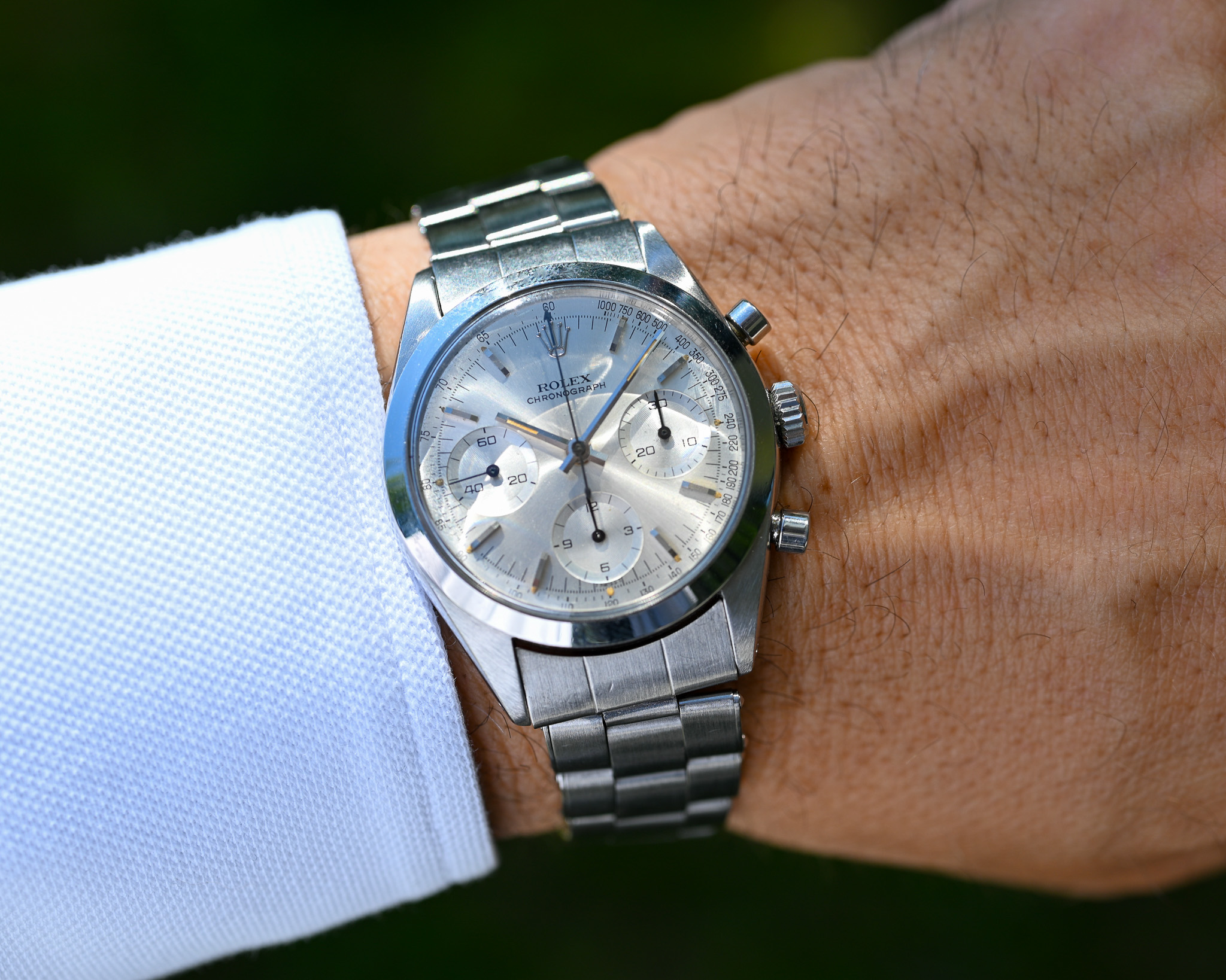Rolex Chronograph „Pre-Daytona“ – Ref. 6238 | Baujahr 1965 | Silbernes Blatt – Bild 17