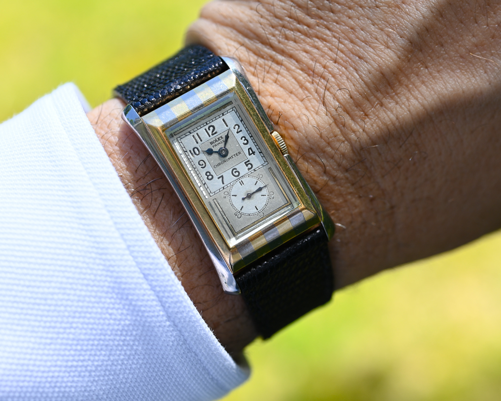 Rolex Prince „Doctor’s Watch“ – Ref. 871 | ca. 1930 | Seltenes Streifengehäuse