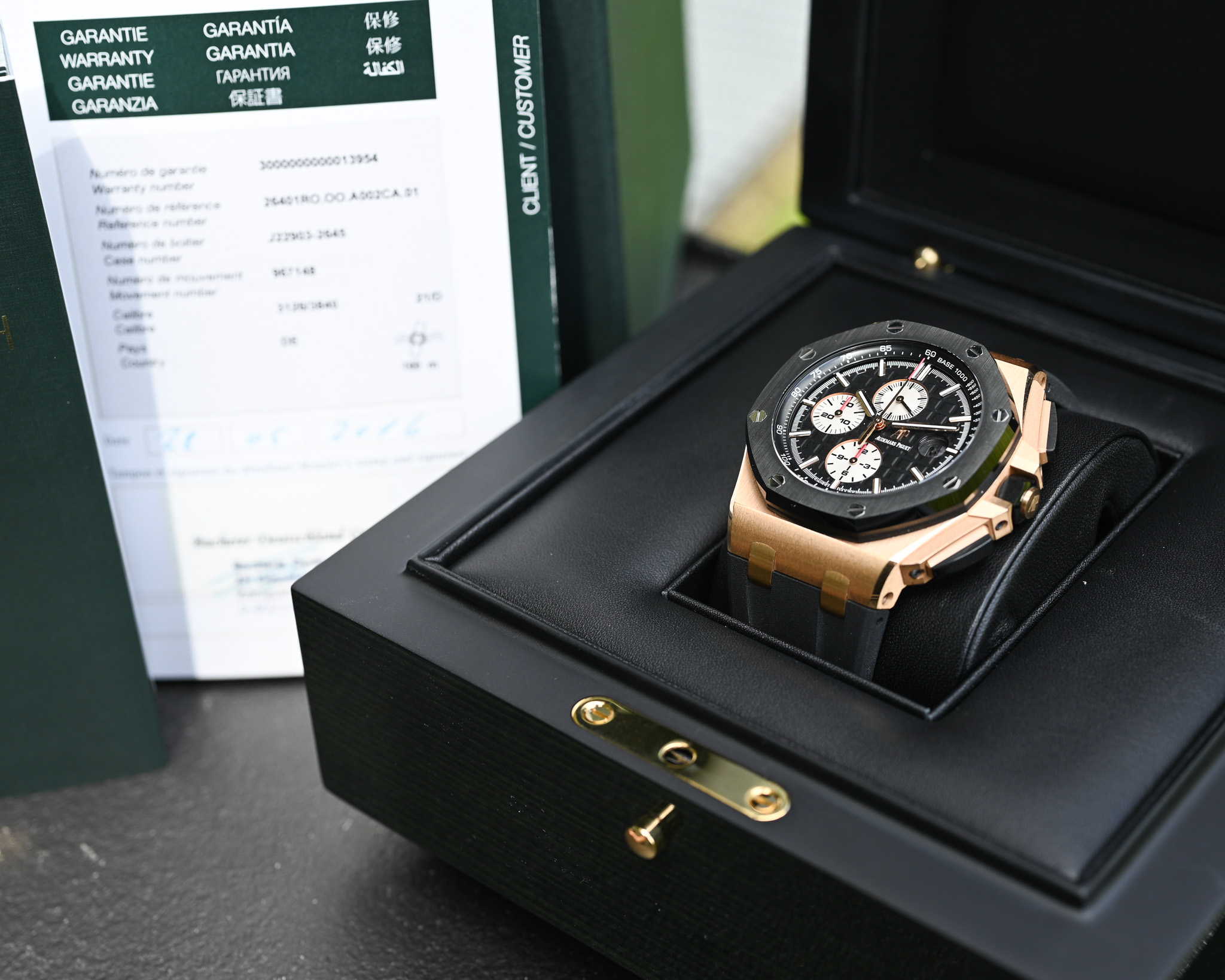 Audemars Piguet Royal Oak Offshore Chronograph 26401RO.OO.A002CA.01 Rotgold – Fullset aus 2016 – Bild 4