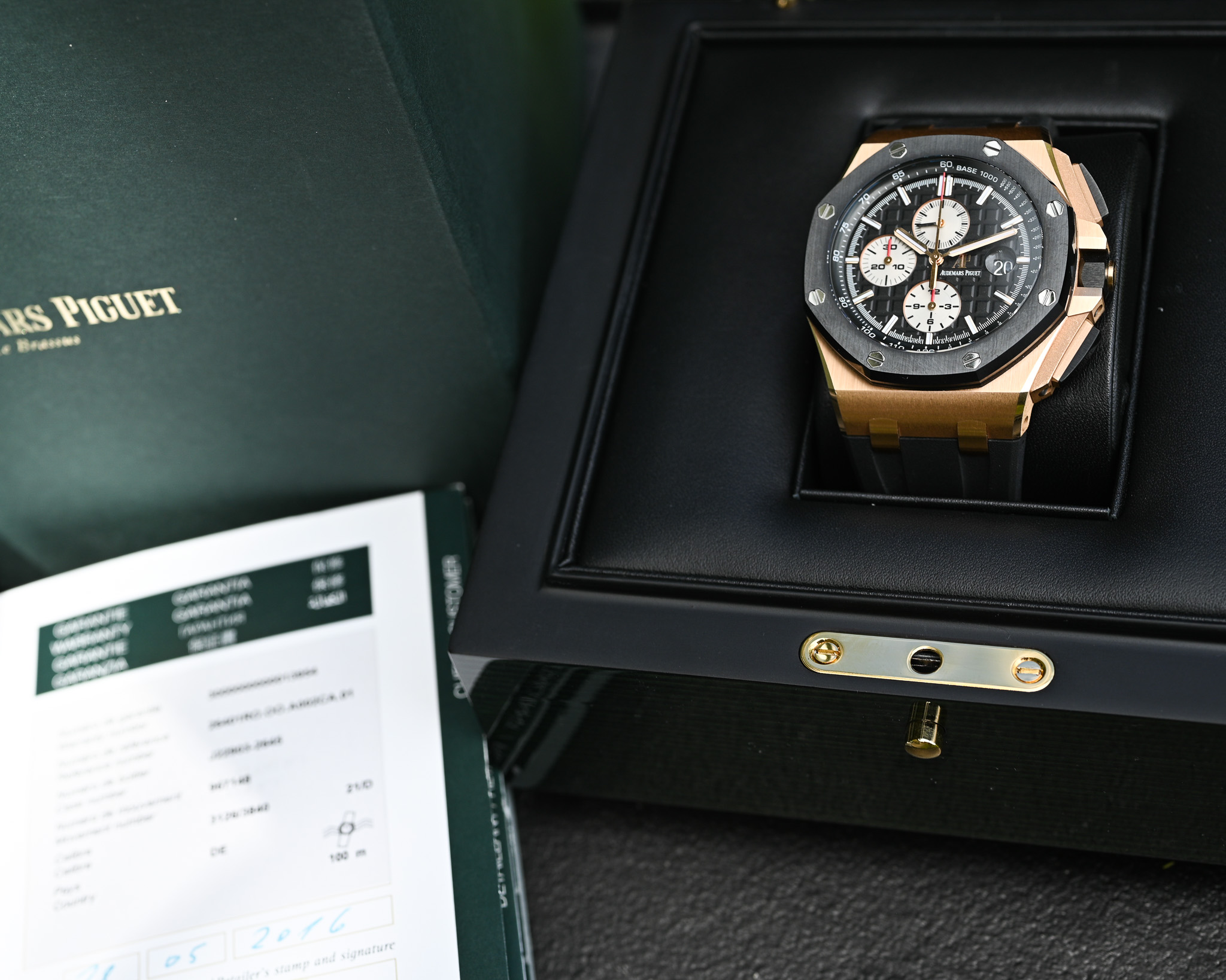 Audemars Piguet Royal Oak Offshore Chronograph 26401RO.OO.A002CA.01 Rotgold – Fullset aus 2016 – Bild 2