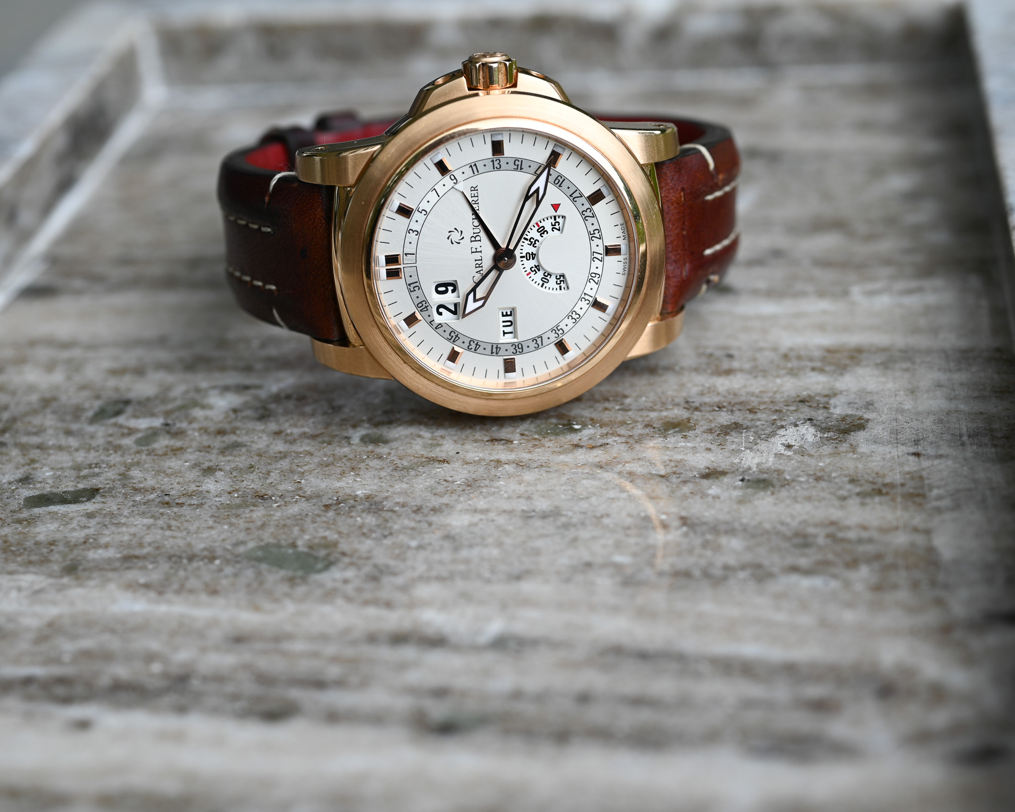 Carl F. Bucherer Patravi Calendar – Ref. 00.10629.03.13.01 | Rotgold | Perfekter Zustand – Bild 14