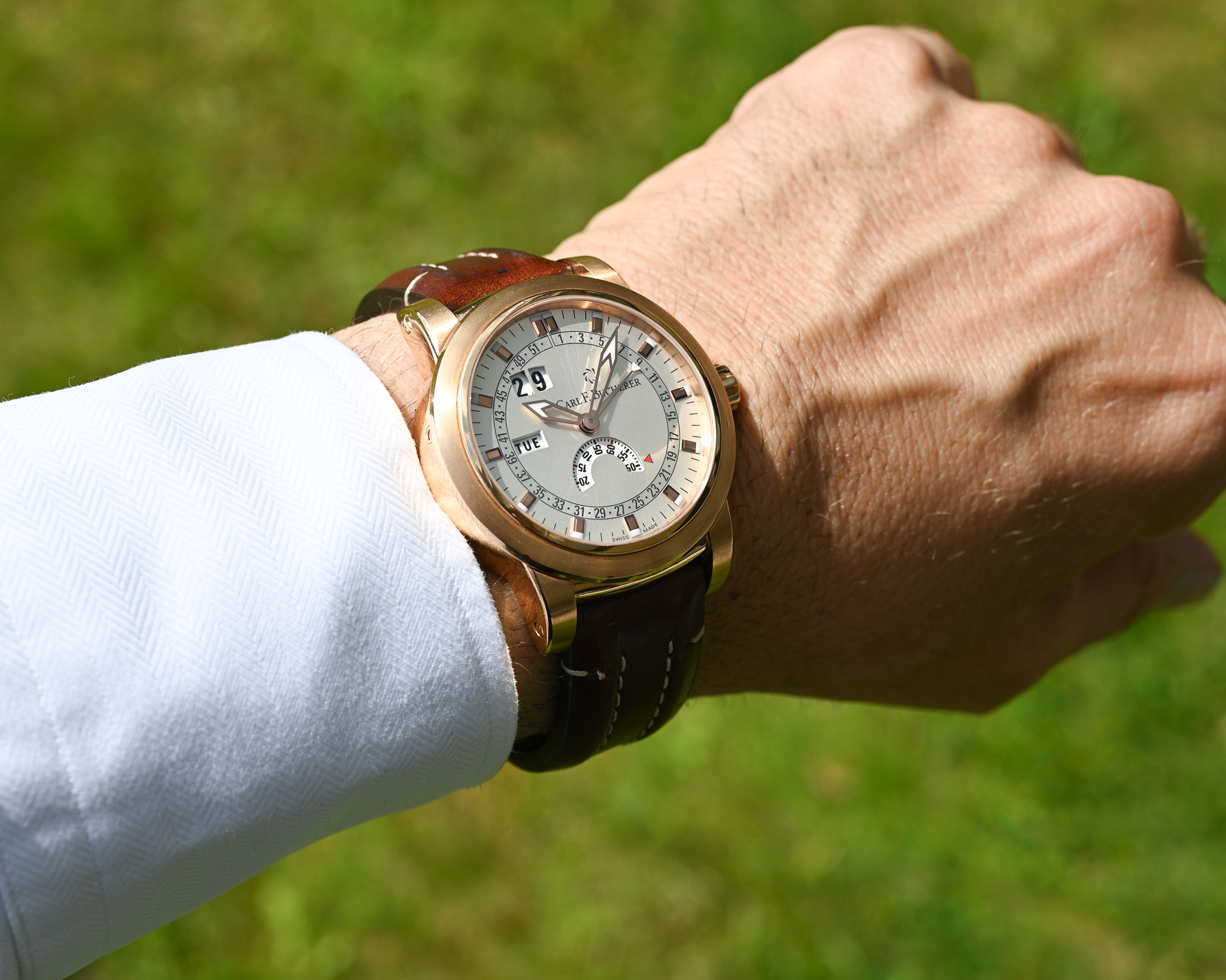 Carl F. Bucherer Patravi Calendar – Ref. 00.10629.03.13.01 | Rotgold | Perfekter Zustand – Bild 15