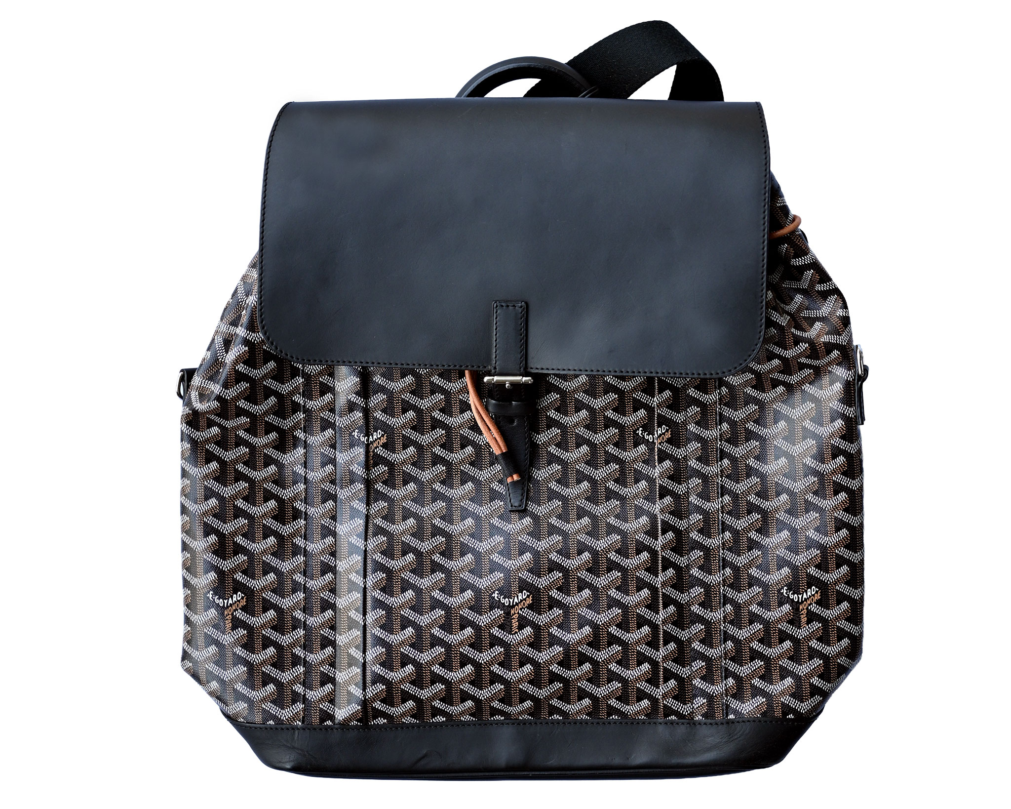 Goyard Alpin MM Backpack Rucksack Goyardine Schwarz – Bild 2