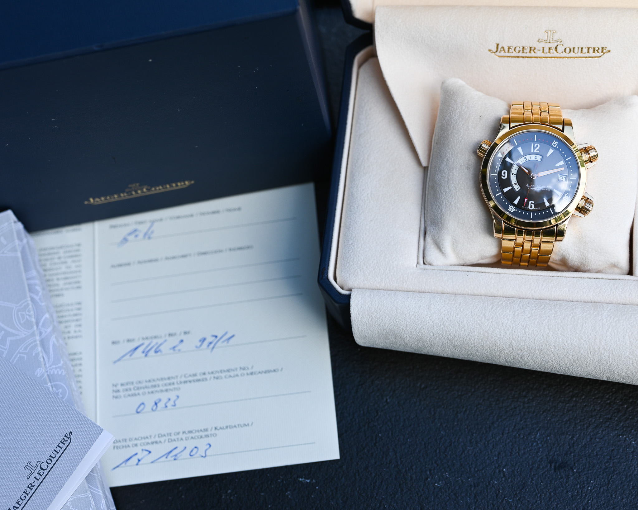 Jaeger-LeCoultre Master Compressor Referenz 146.2.97/1 in massivem Rotgold - Selten und einzigartig ! – Bild 2