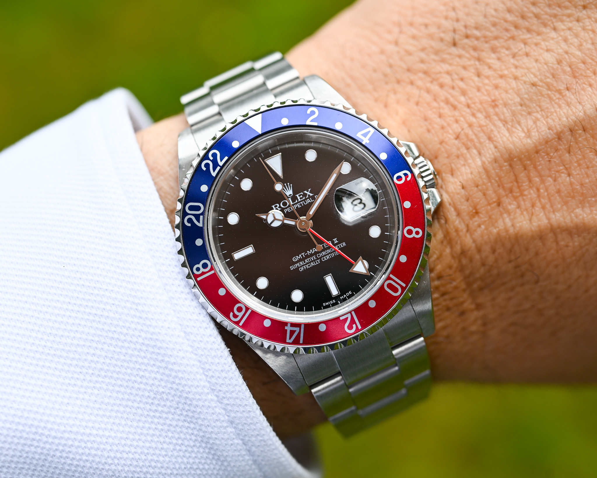 Rolex GMT-Master II Ref. 16710 „Pepsi“ – Fullset aus 2004