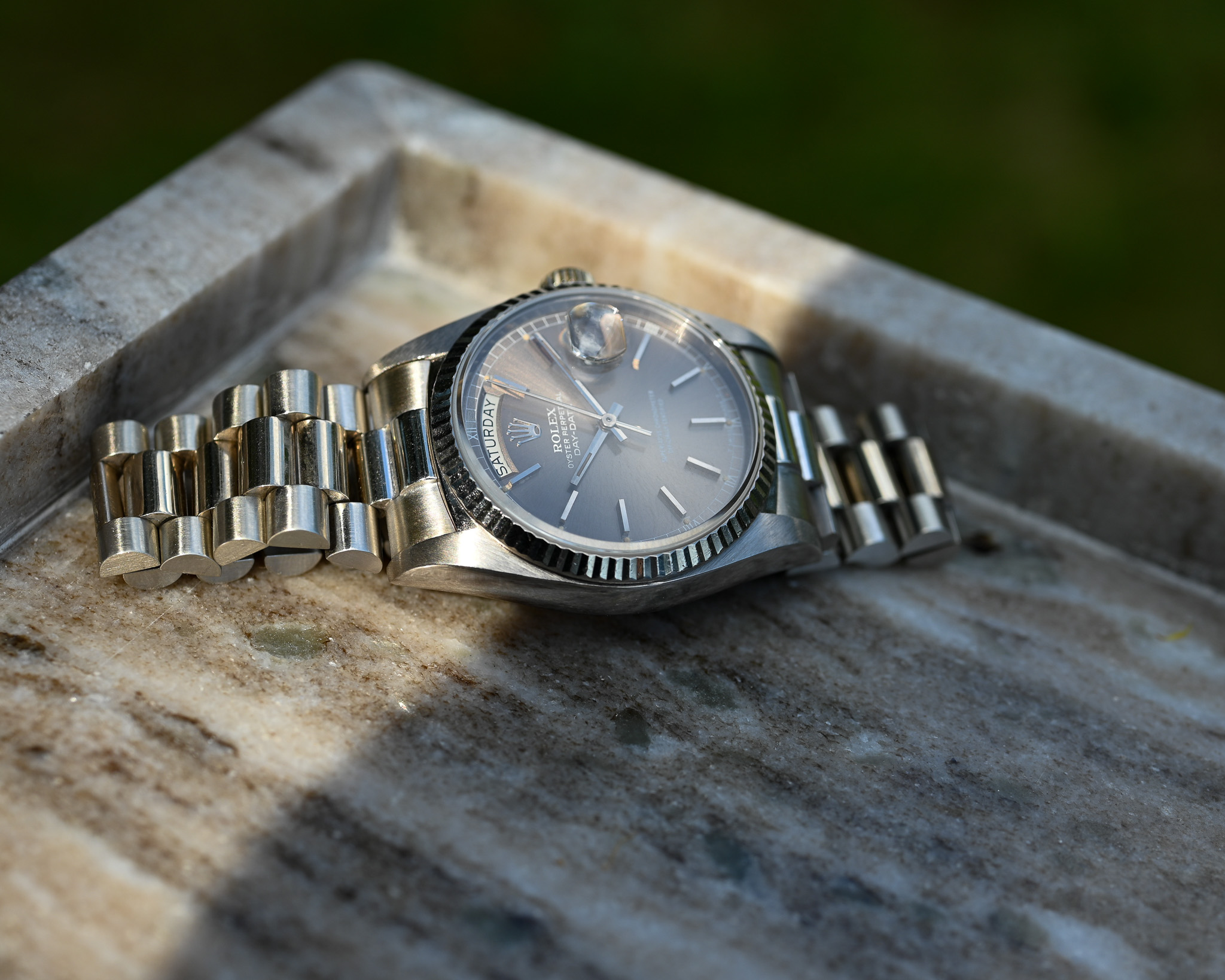 Rolex Day-Date Ref. 18039 „Taupe Dial“ – Dezente Eleganz in Weißgold – Bild 6