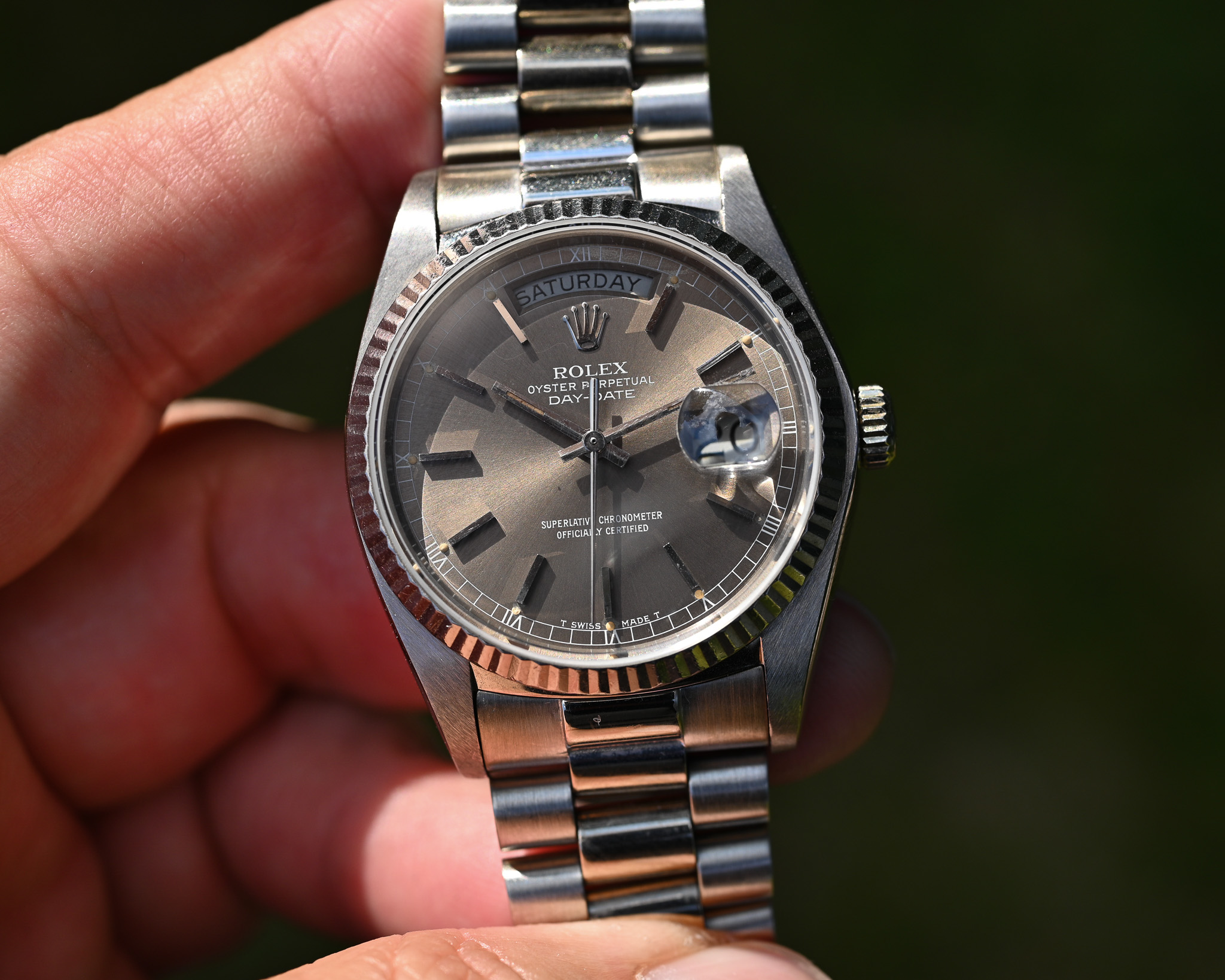 Rolex Day-Date Ref. 18039 „Taupe Dial“ – Dezente Eleganz in Weißgold – Bild 9