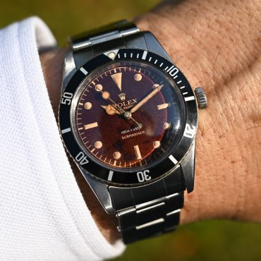 Rolex Submariner Ref. 6536-1 „Tropical Dial“ – 1957 – Box & Papiere – Traumhafte Patina
