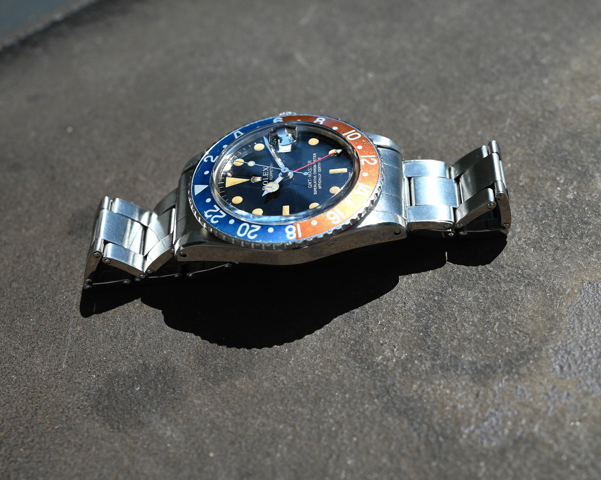 Rolex GMT 1675 Gilt mit Fullgloss Zifferblatt und Traumpatina – Bild 10