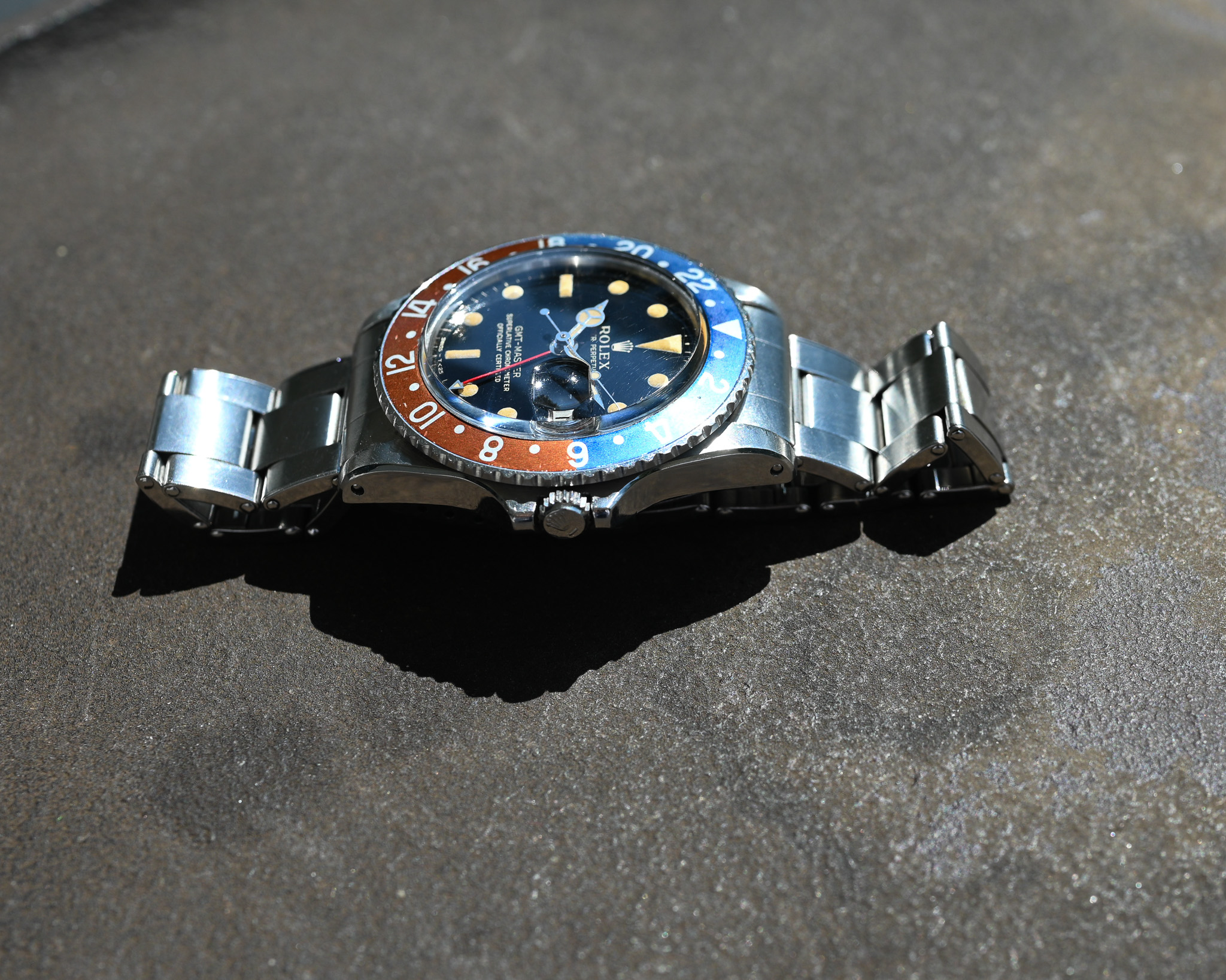Rolex GMT 1675 Gilt mit Fullgloss Zifferblatt und Traumpatina – Bild 11