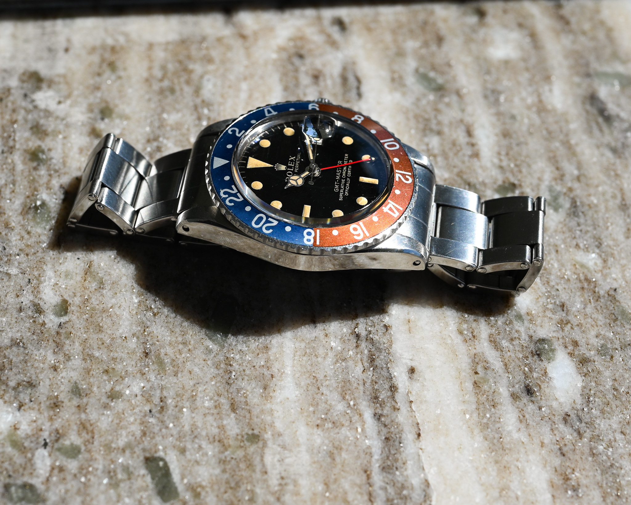 Rolex GMT 1675 Gilt mit Fullgloss Zifferblatt und Traumpatina – Bild 13