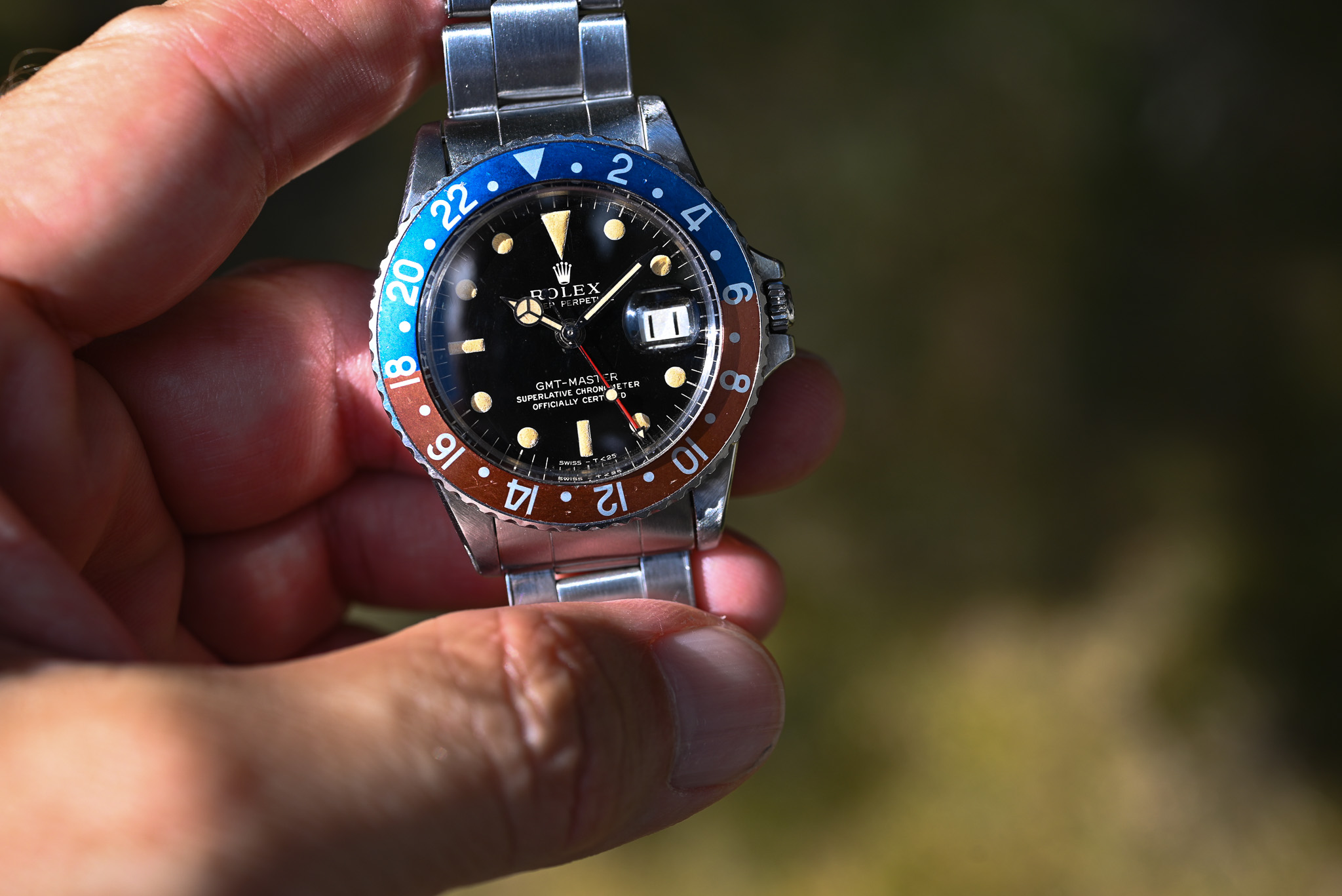 Rolex GMT 1675 Gilt mit Fullgloss Zifferblatt und Traumpatina – Bild 6