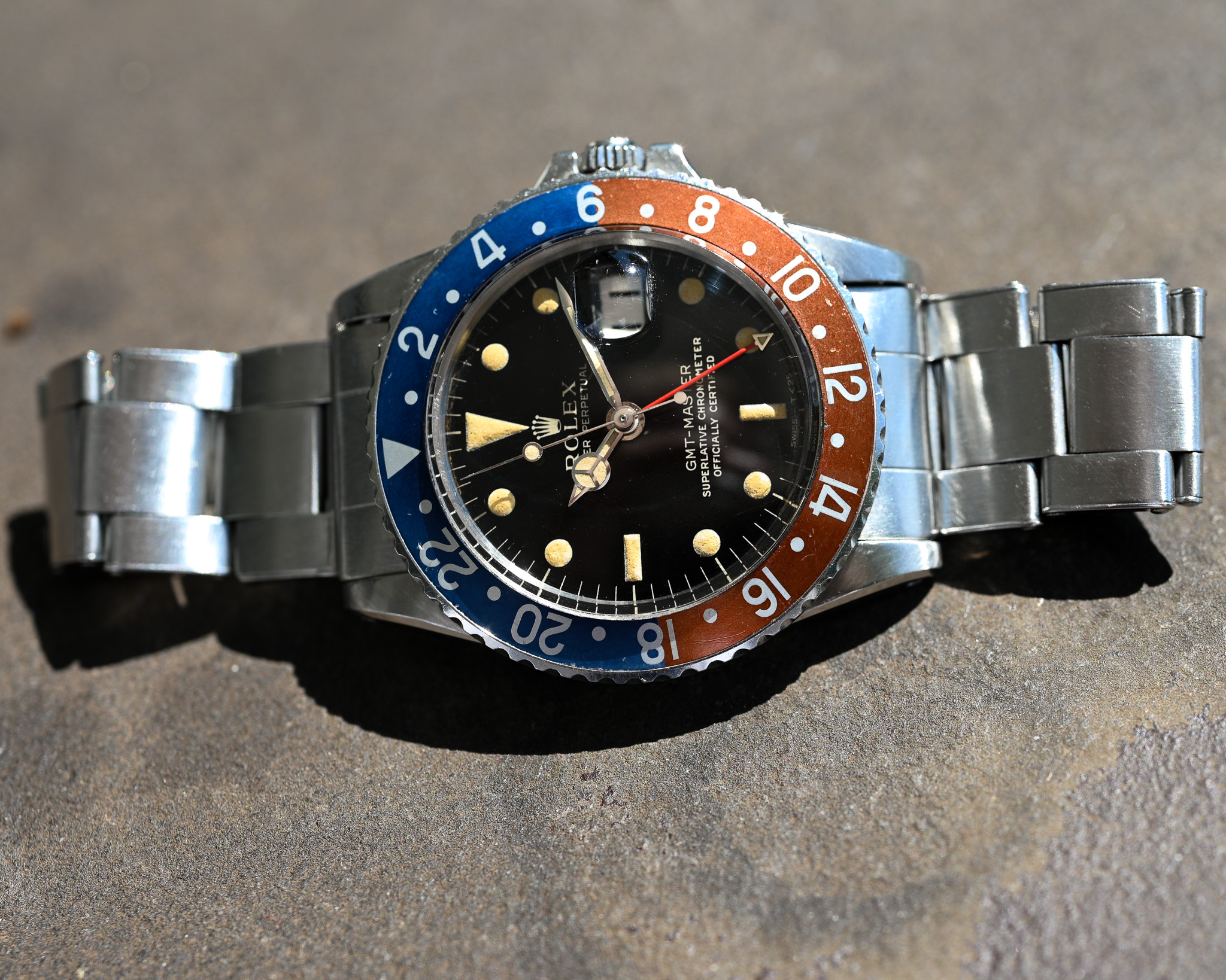 Rolex GMT 1675 Gilt mit Fullgloss Zifferblatt und Traumpatina – Bild 9