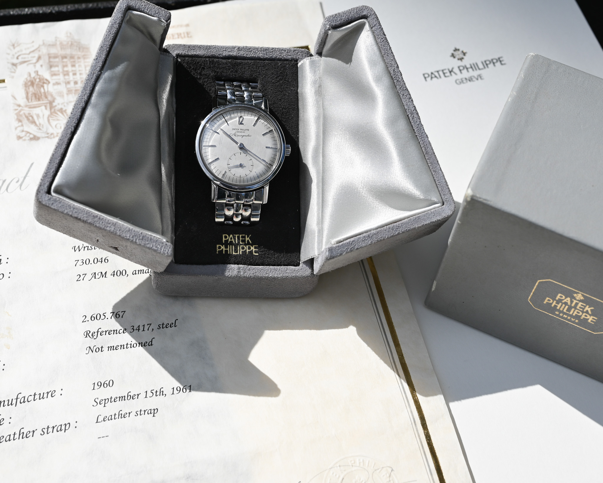 Patek Philippe Ref. 3417 „Amagnetic“ – Eine der seltensten Stahl-Patek überhaupt - Eine echte Ikone ! – Bild 5