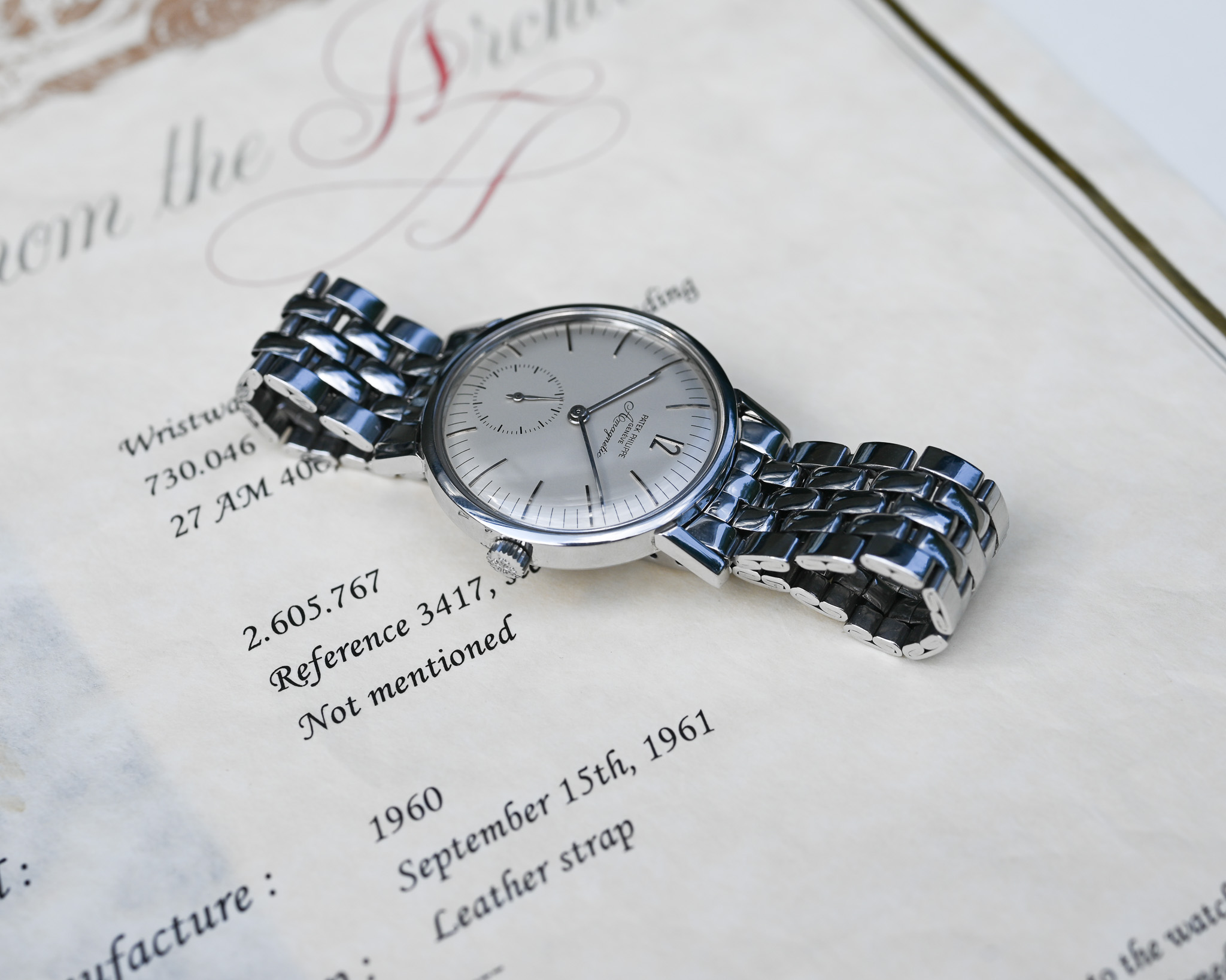 Patek Philippe Ref. 3417 „Amagnetic“ – Eine der seltensten Stahl-Patek überhaupt - Eine echte Ikone ! – Bild 9