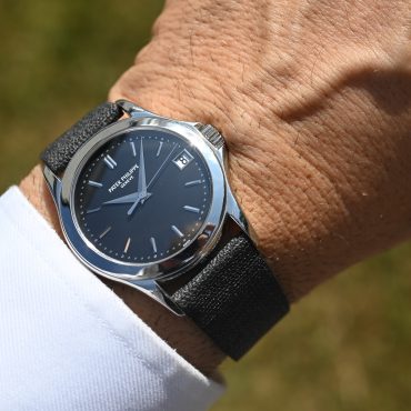 Patek Philippe Calatrava 5107P – Fullset | Frisch revisioniert | Seltene Platin-Ausführung