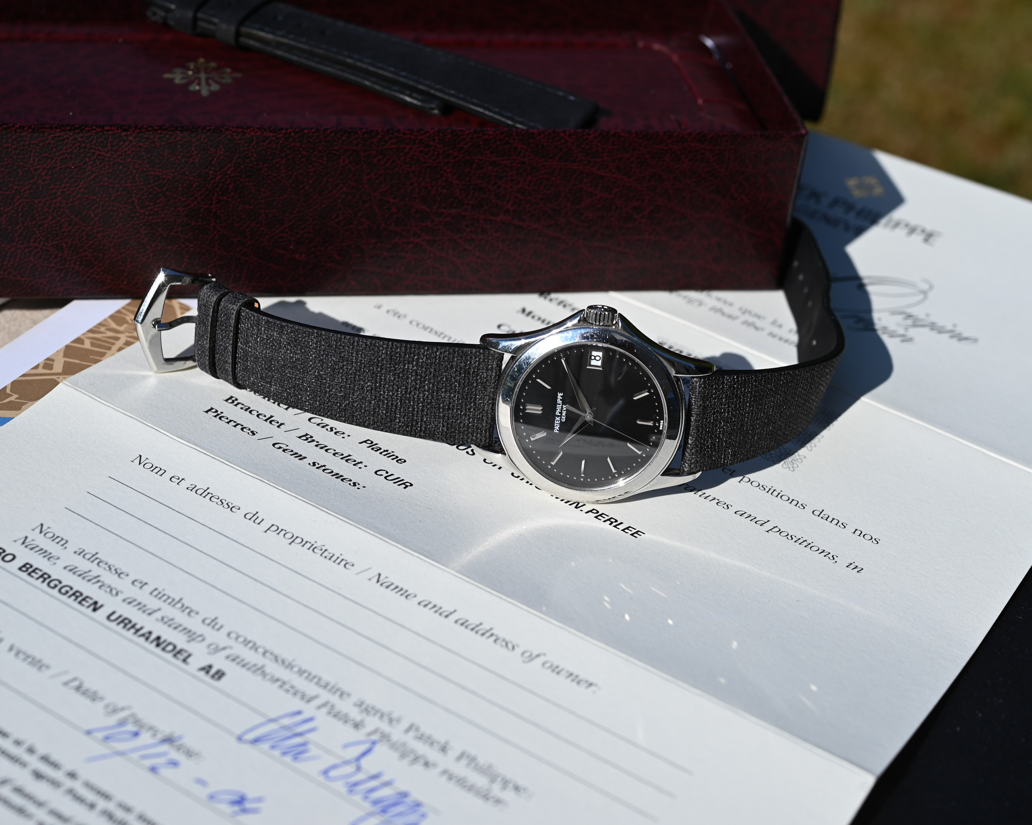 Patek Philippe Calatrava 5107P – Fullset | Frisch revisioniert | Seltene Platin-Ausführung – Bild 3