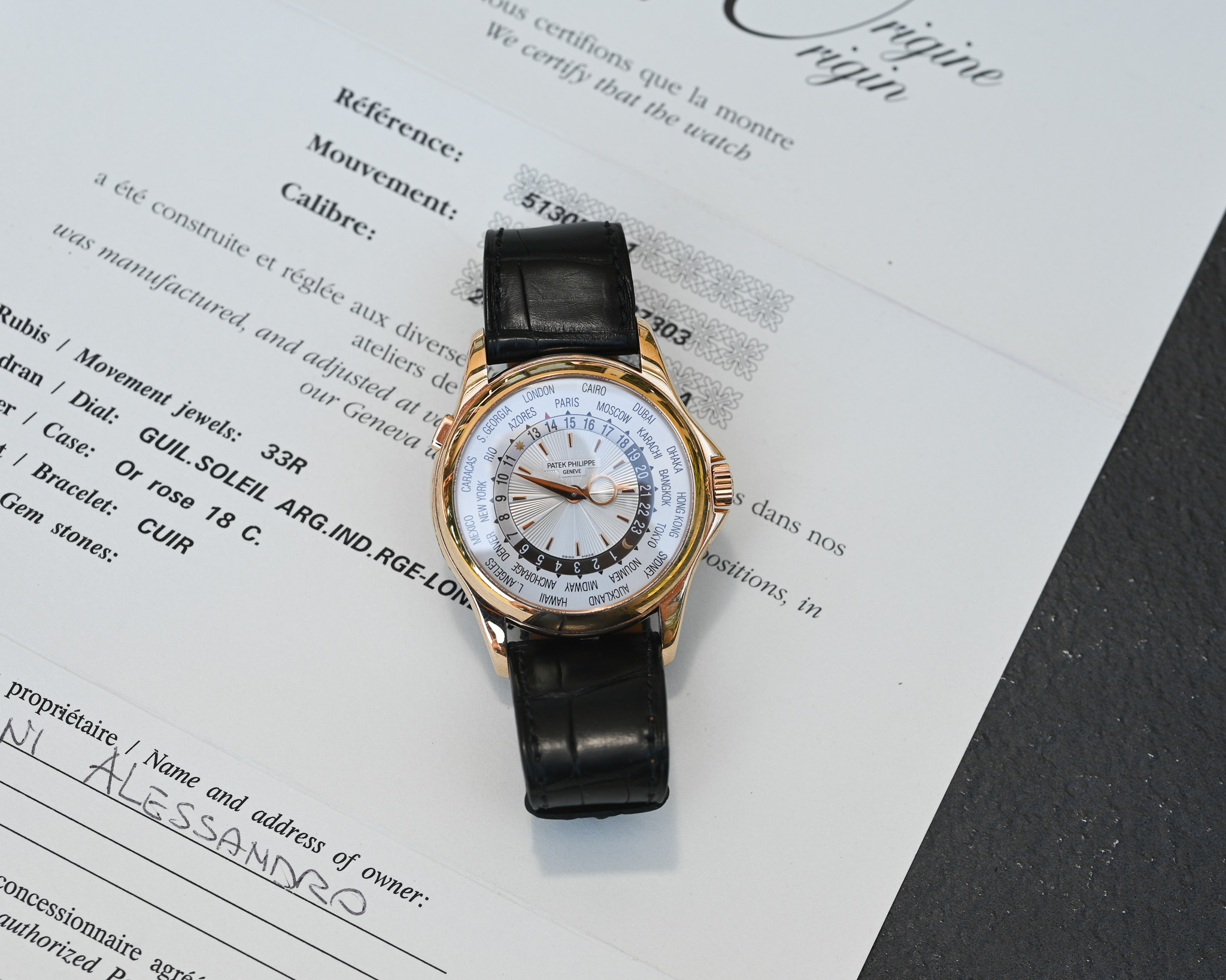 Patek Philippe World Time 5130R-001 – Weltzeit in ihrer schönsten Form – Bild 4