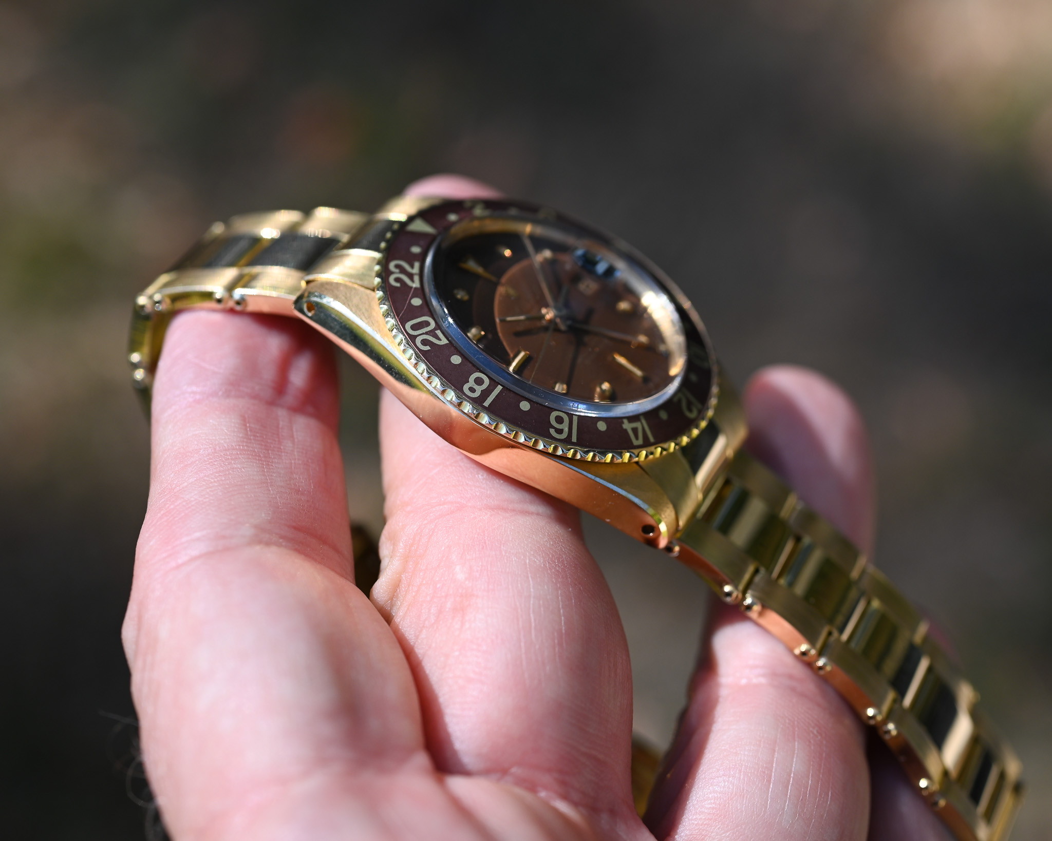 Rolex GMT-Master 1675/8 – MK 1 „Hyphen Dial“ ohne Kronenschutz - Fullset ! – Bild 10