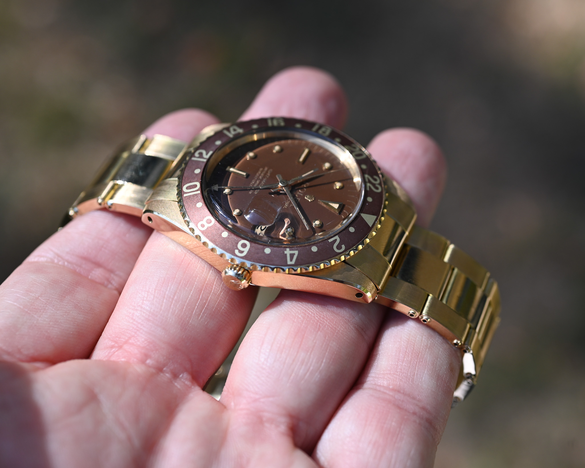 Rolex GMT-Master 1675/8 – MK 1 „Hyphen Dial“ ohne Kronenschutz - Fullset ! – Bild 11