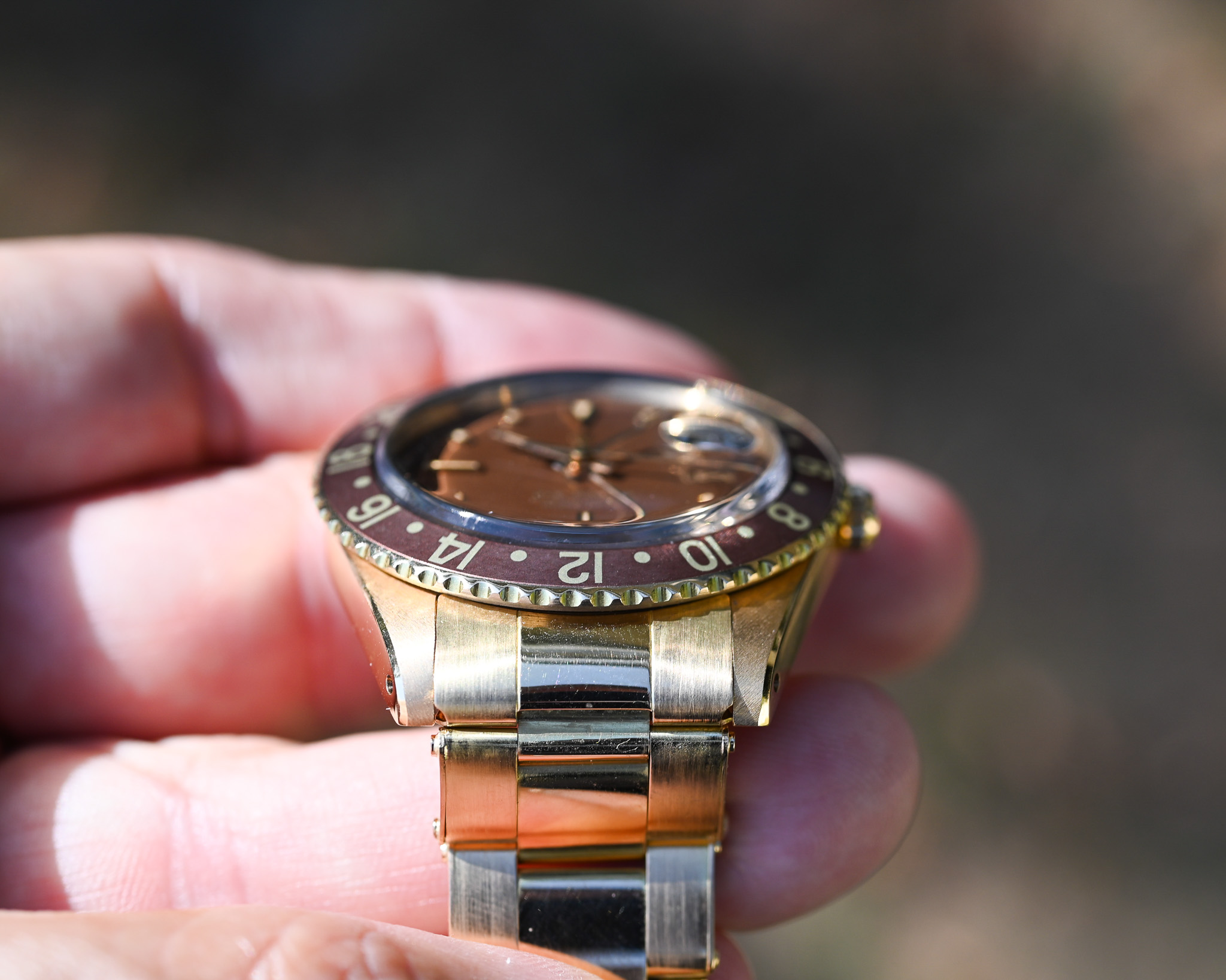 Rolex GMT-Master 1675/8 – MK 1 „Hyphen Dial“ ohne Kronenschutz - Fullset ! – Bild 12