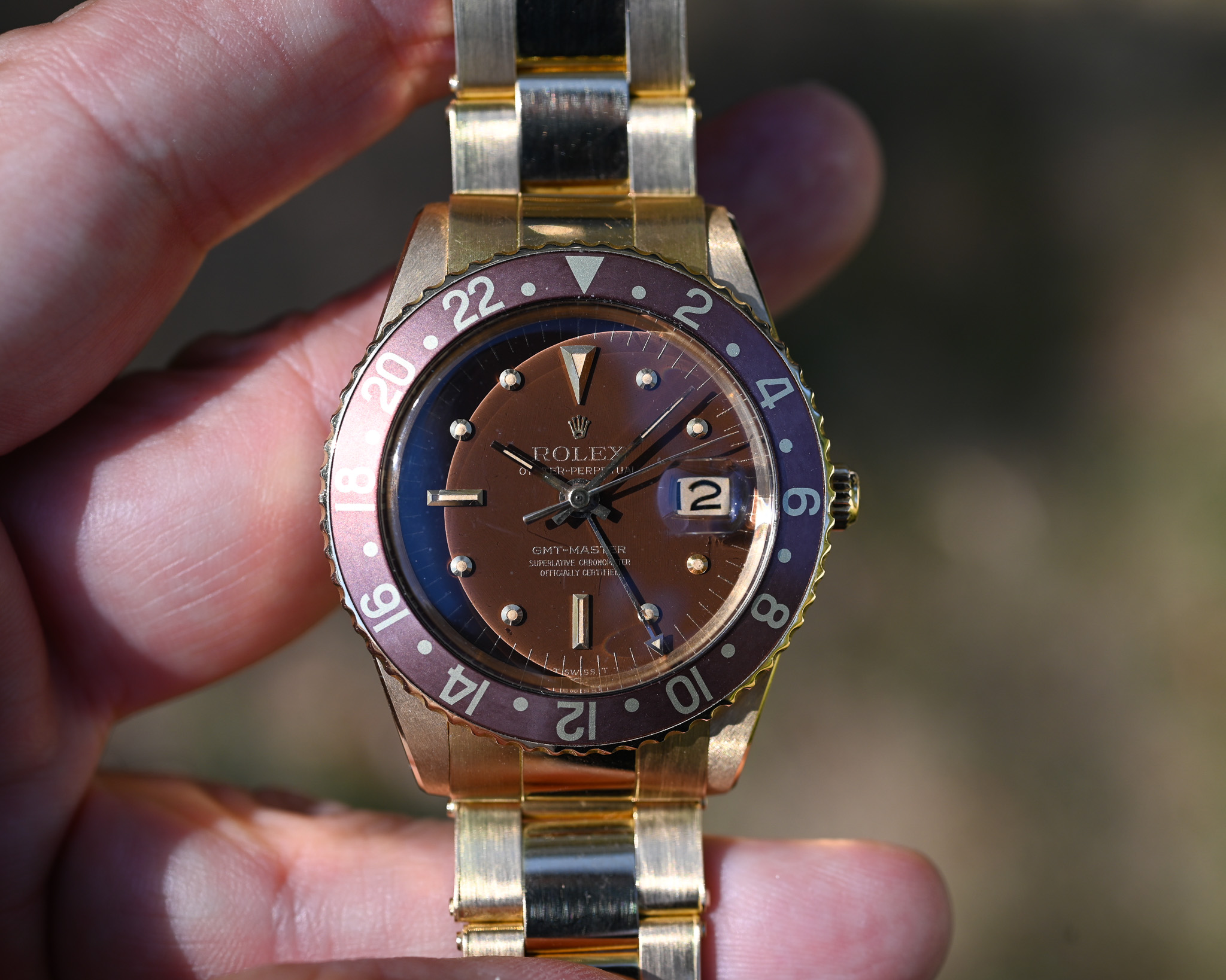 Rolex GMT-Master 1675/8 – MK 1 „Hyphen Dial“ ohne Kronenschutz - Fullset ! – Bild 15