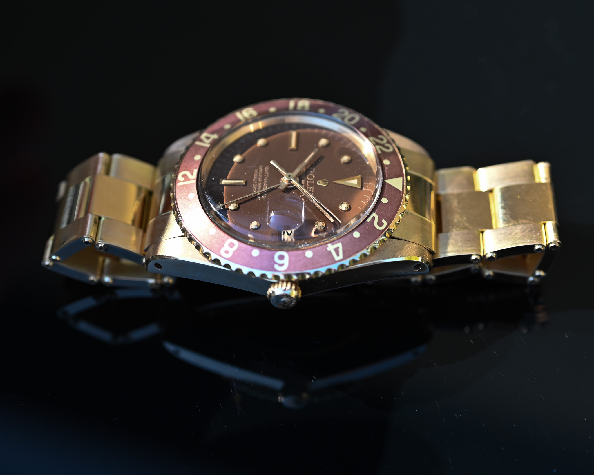Rolex GMT-Master 1675/8 – MK 1 „Hyphen Dial“ ohne Kronenschutz - Fullset ! – Bild 18