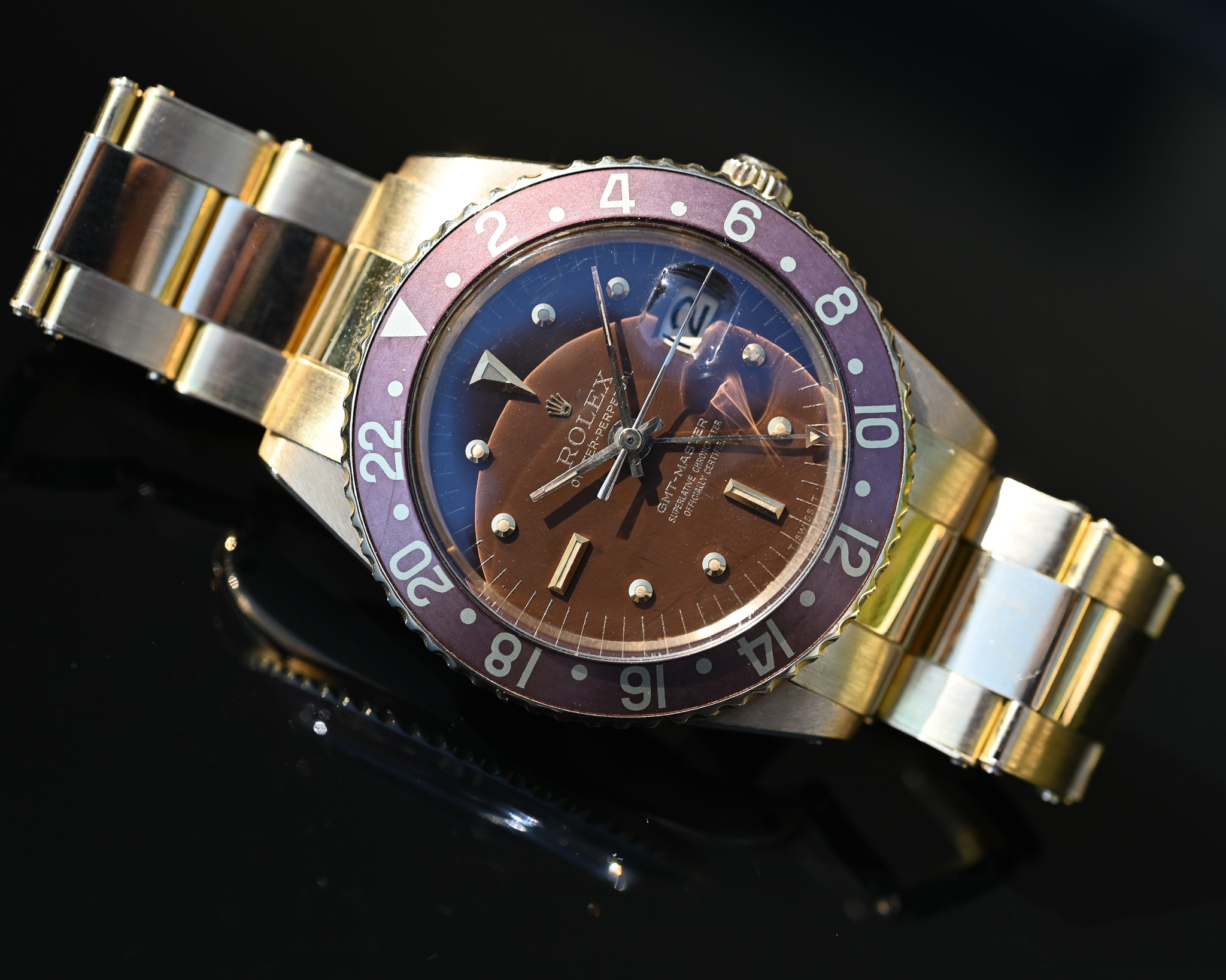 Rolex GMT-Master 1675/8 – MK 1 „Hyphen Dial“ ohne Kronenschutz - Fullset ! – Bild 19