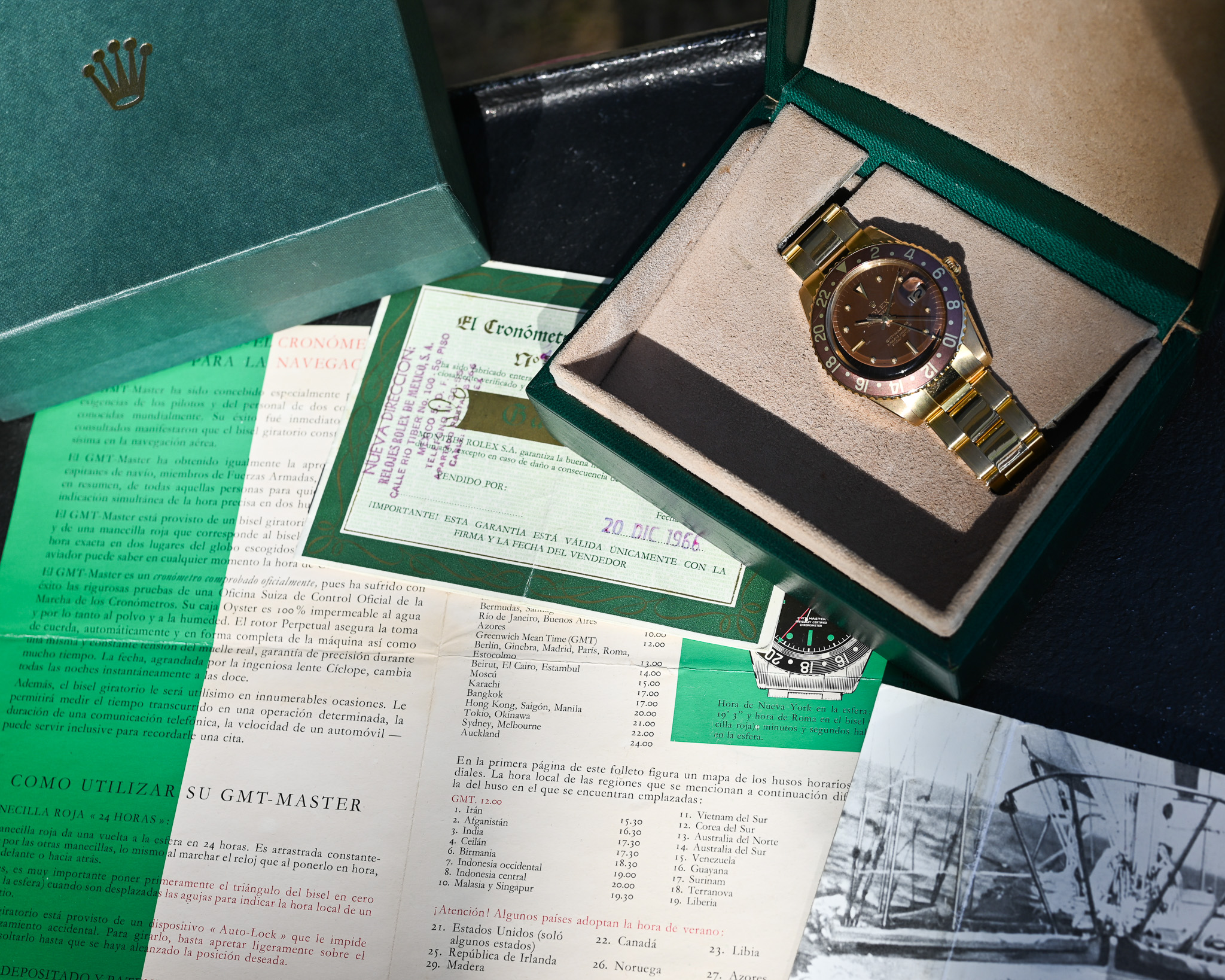 Rolex GMT-Master 1675/8 – MK 1 „Hyphen Dial“ ohne Kronenschutz - Fullset ! – Bild 2