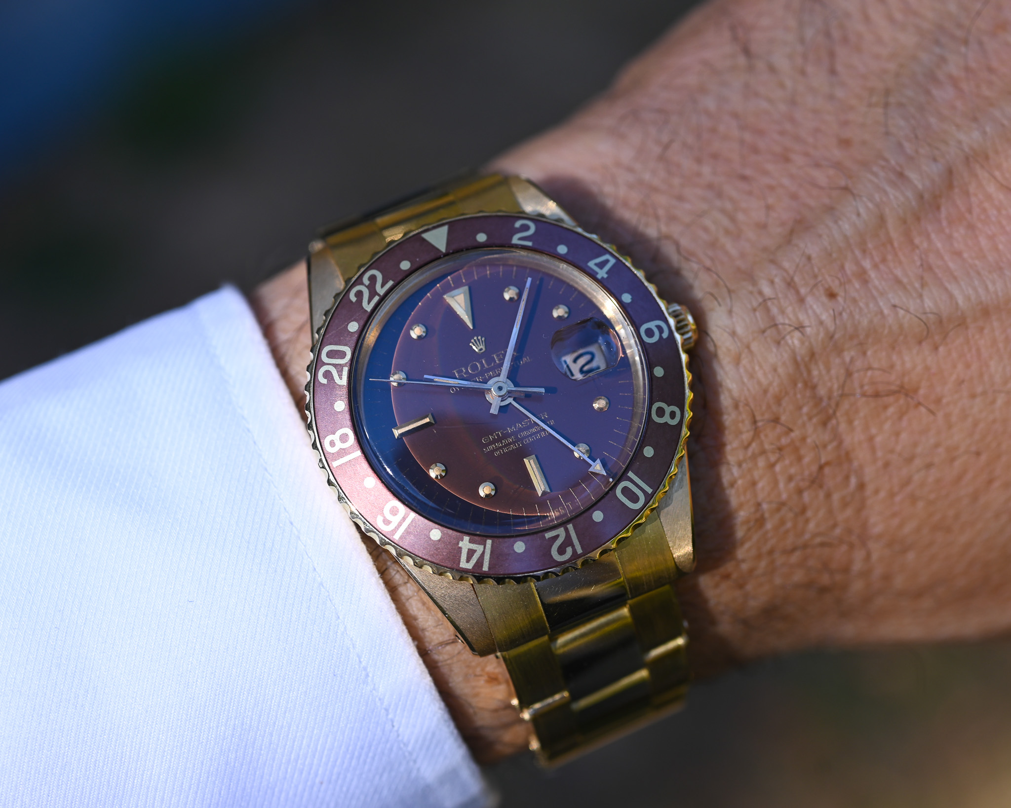Rolex GMT-Master 1675/8 – MK 1 „Hyphen Dial“ ohne Kronenschutz - Fullset ! – Bild 20
